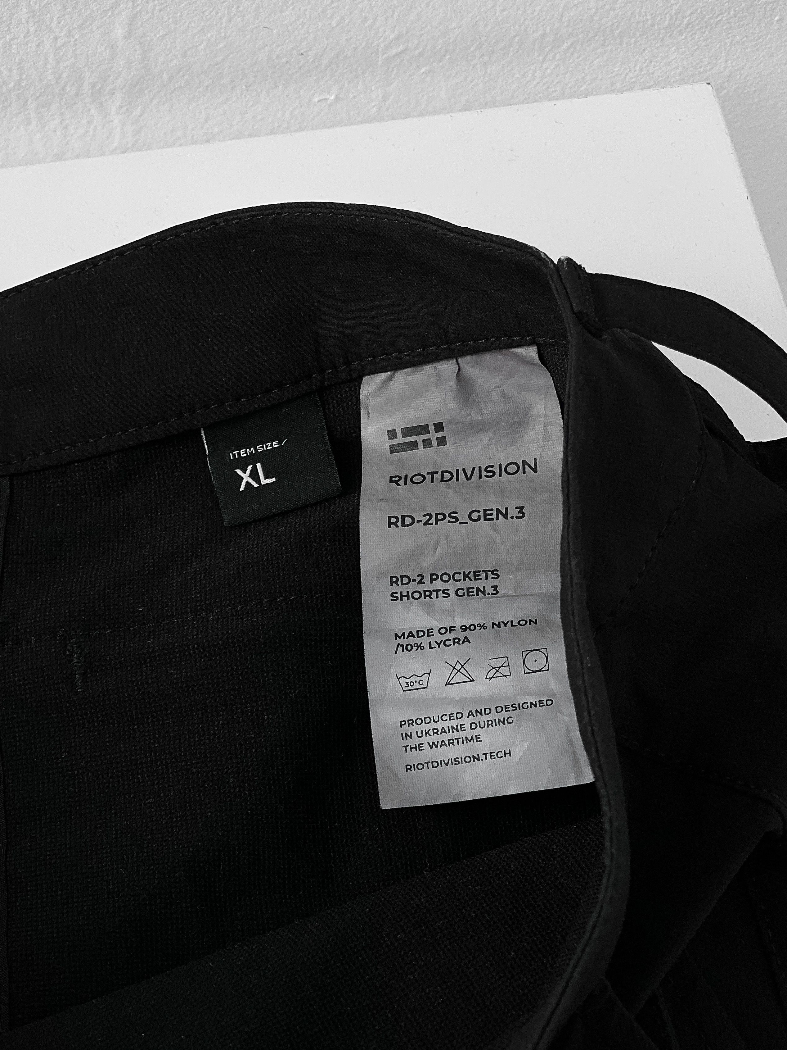 Riot Division RIOT DIVISION 2 POCKETS GEN.3 RD-2PS_GEN3 (SS25) BLACK Size US 36 / EU 52 - 6 Thumbnail