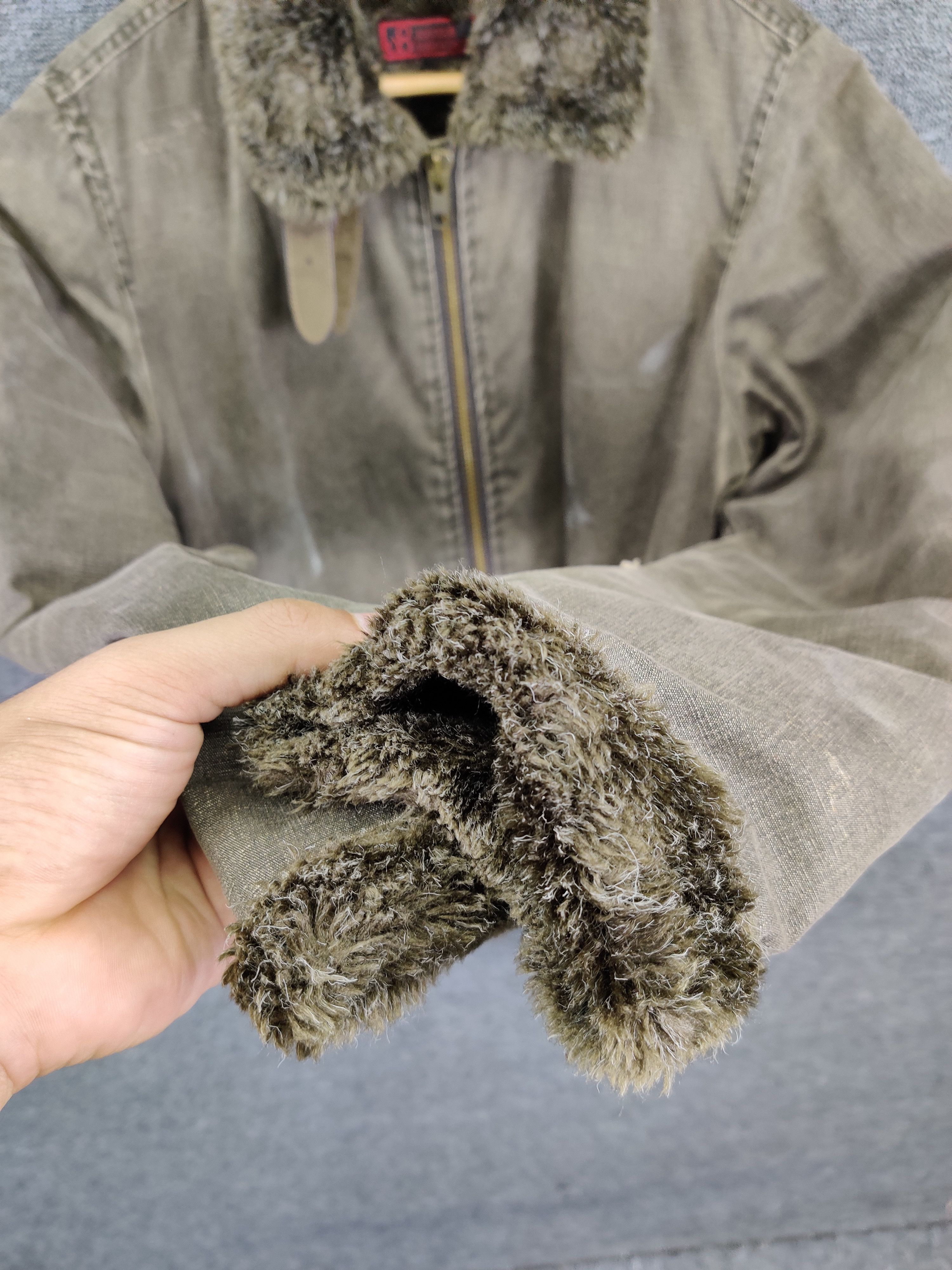 Johnbull Vintage John Bull Kojima Faux Fur Shearling Denim Jacket Size US L / EU 52-54 / 3 - 16 Thumbnail