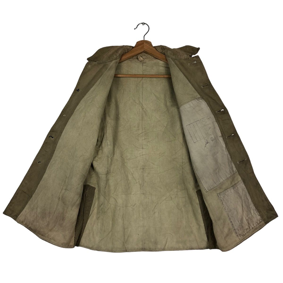 Vintage 🔥TRUE VINTAGE 1940’s CHORE MILITARY JACKET MULTI POCKET Size US M / EU 48-50 / 2 - 13 Thumbnail