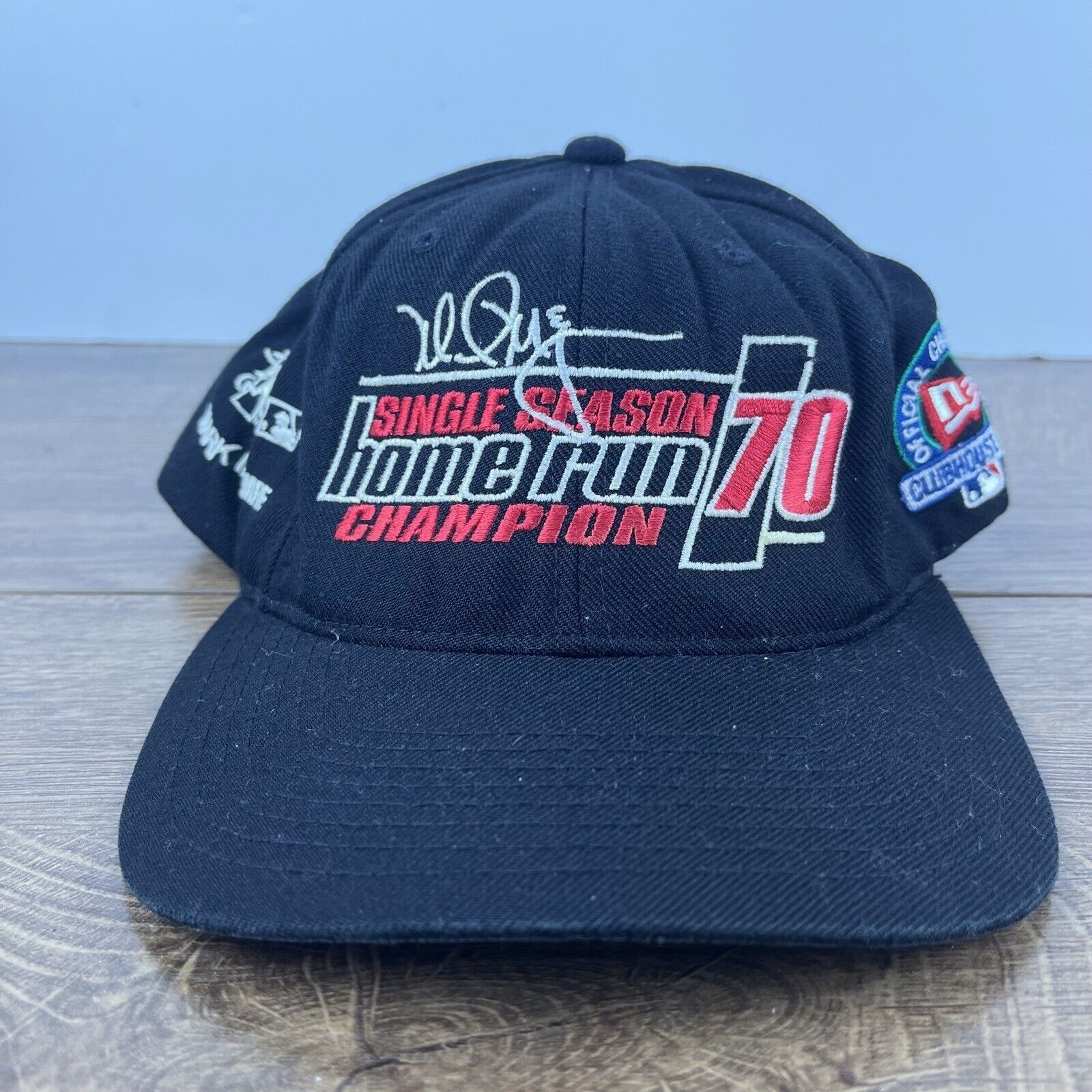 New Era Mark McGwire Hat New Era Black Snapback Hat Single Seasnon H Size ONE SIZE - 1 Thumbnail
