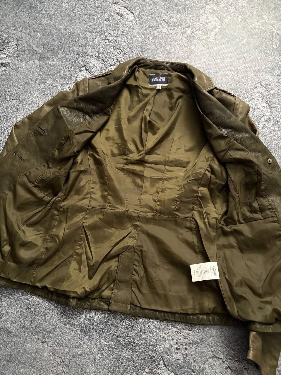 Jean Paul Gaultier Vintage 90s Jean Paul Gaultier Luxury Leather Jacket Size M / US 6-8 / IT 42-44 - 8 Thumbnail