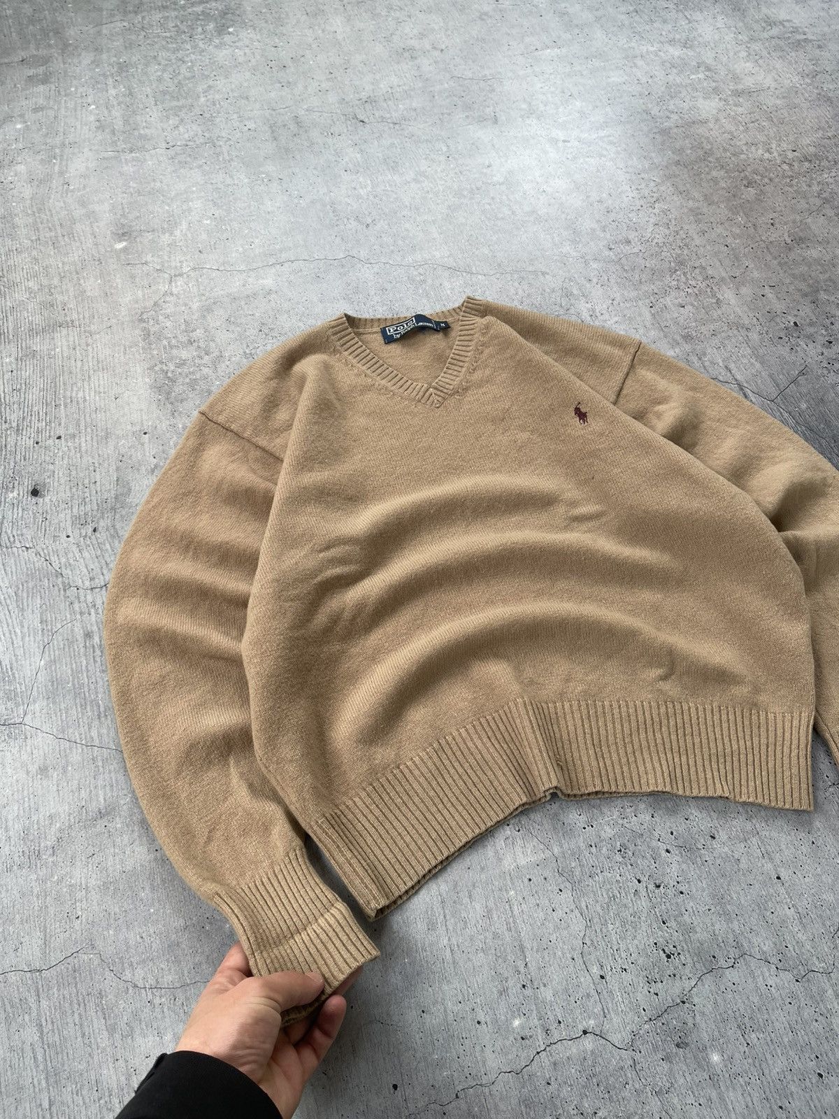 Polo Ralph Lauren × Vintage Vintage Polo Ralph Lauren Sweater Brown Pima Cotton Size US M / EU 48-50 / 2 - 4 Thumbnail
