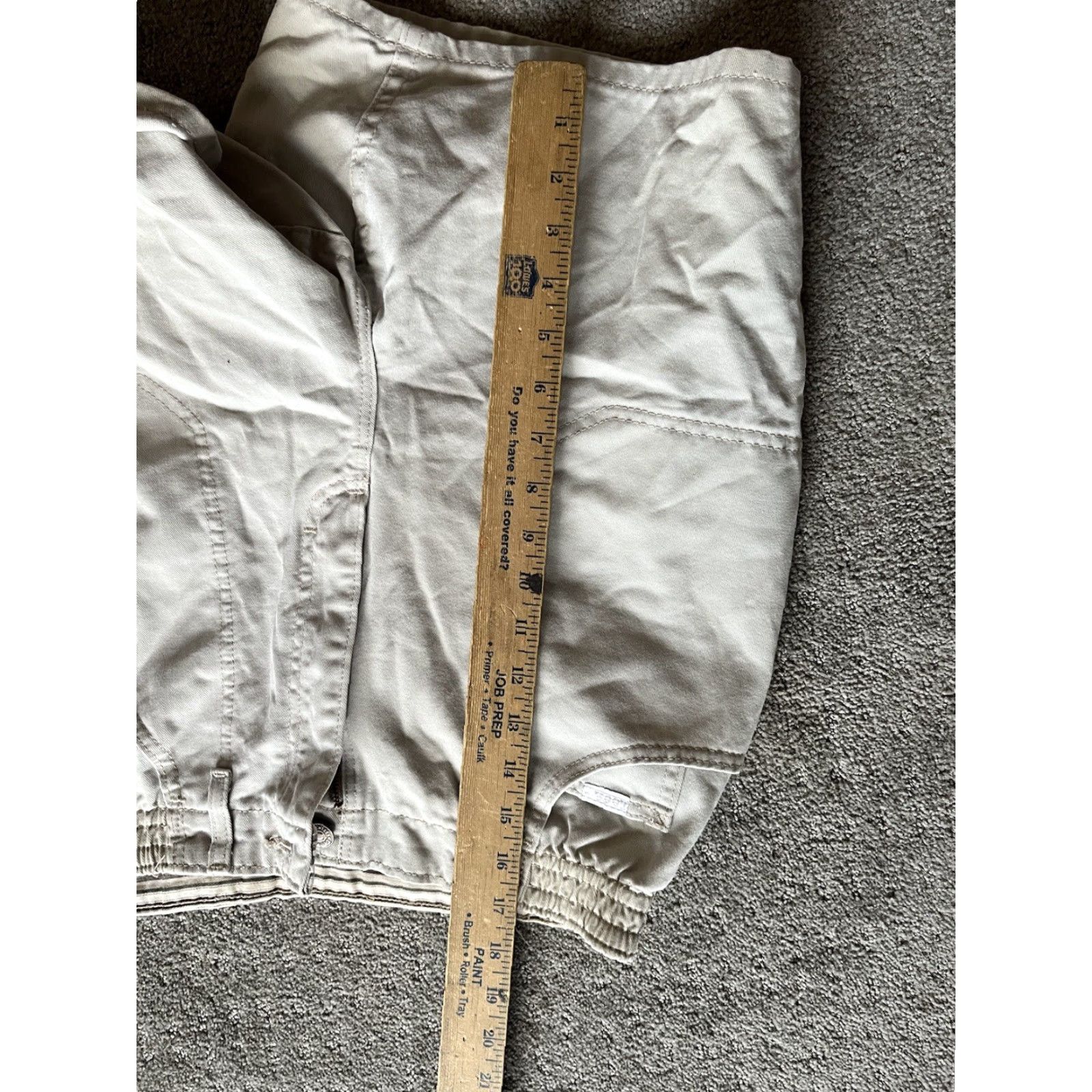 Lee VINTAGE Women's Lee Beige Shorts Lee Original Jeans Size 12M Size 34" / US 12 / IT 48 - 5 Thumbnail