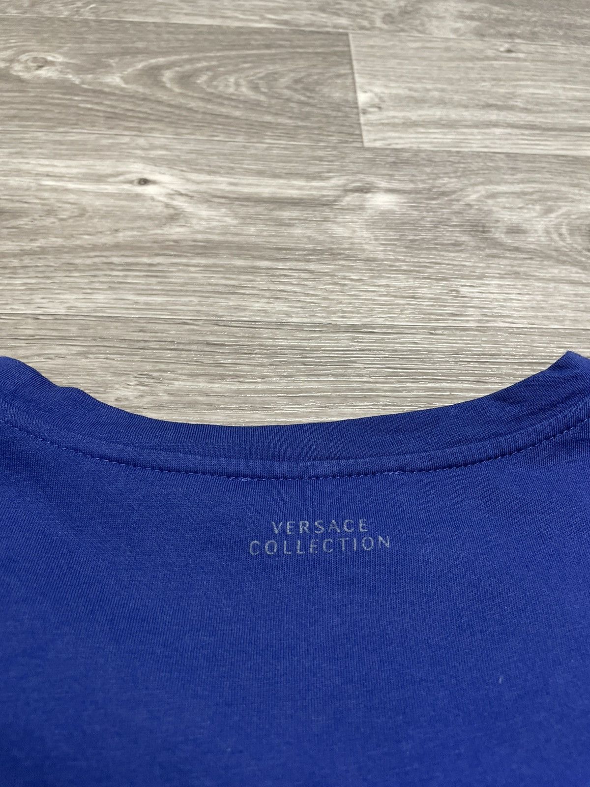 Versace Versace Collection Baroque Graphic Print Blue T-Shirt Size US XXL / EU 58 / 5 - 19 Thumbnail