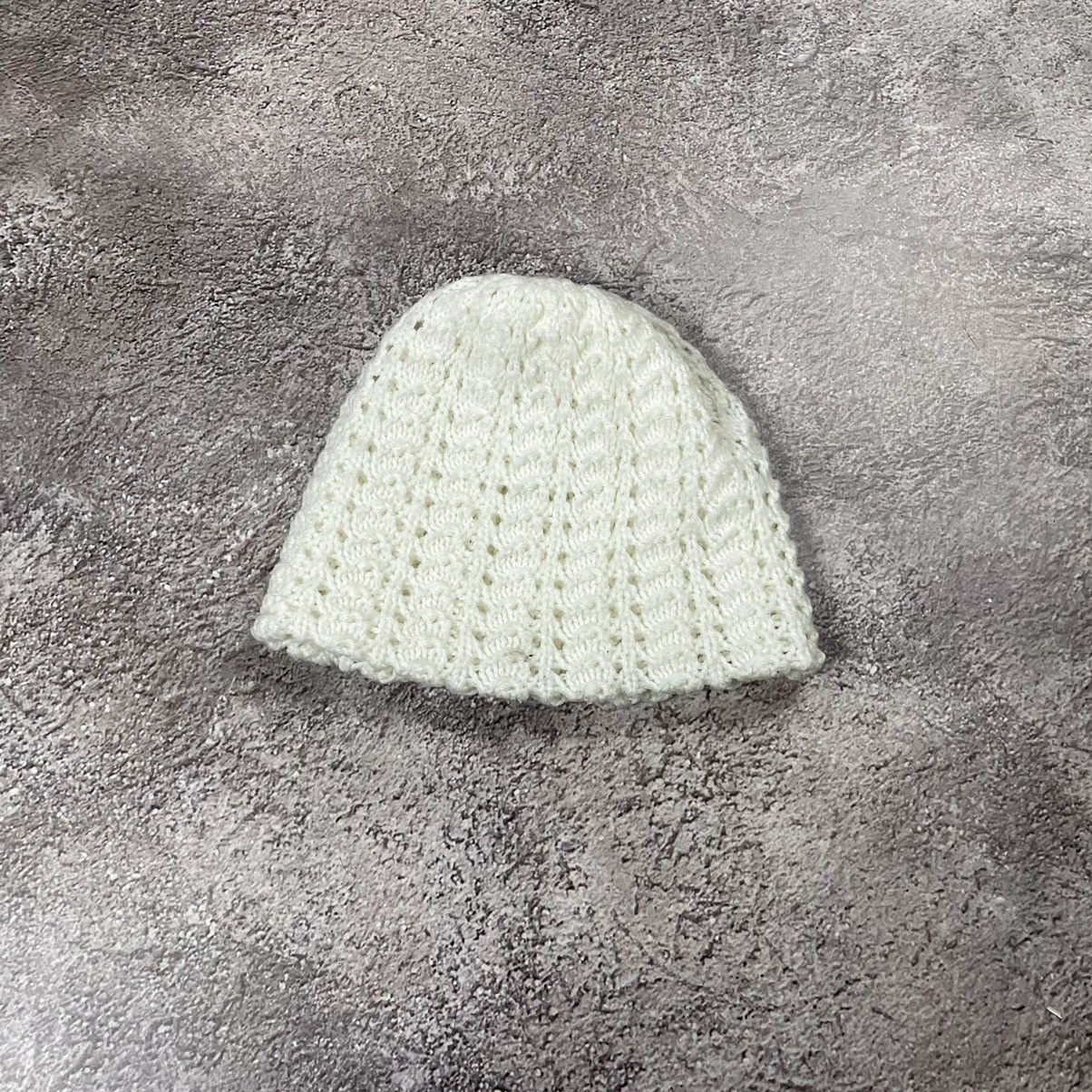Vintage Vintage 90s Alt Knitted Beanie Mohair OS Size ONE SIZE - 1 Thumbnail