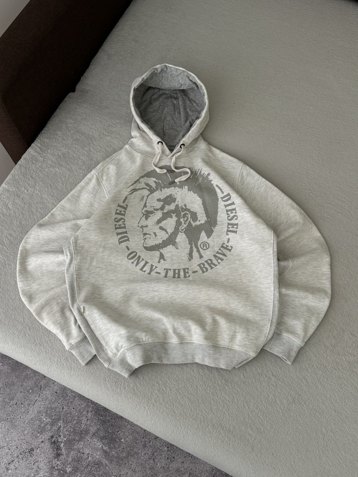 Diesel Vintage Diesel Y2K basic big logo hoodie Size US M / EU 48-50 / 2 - 2 Thumbnail