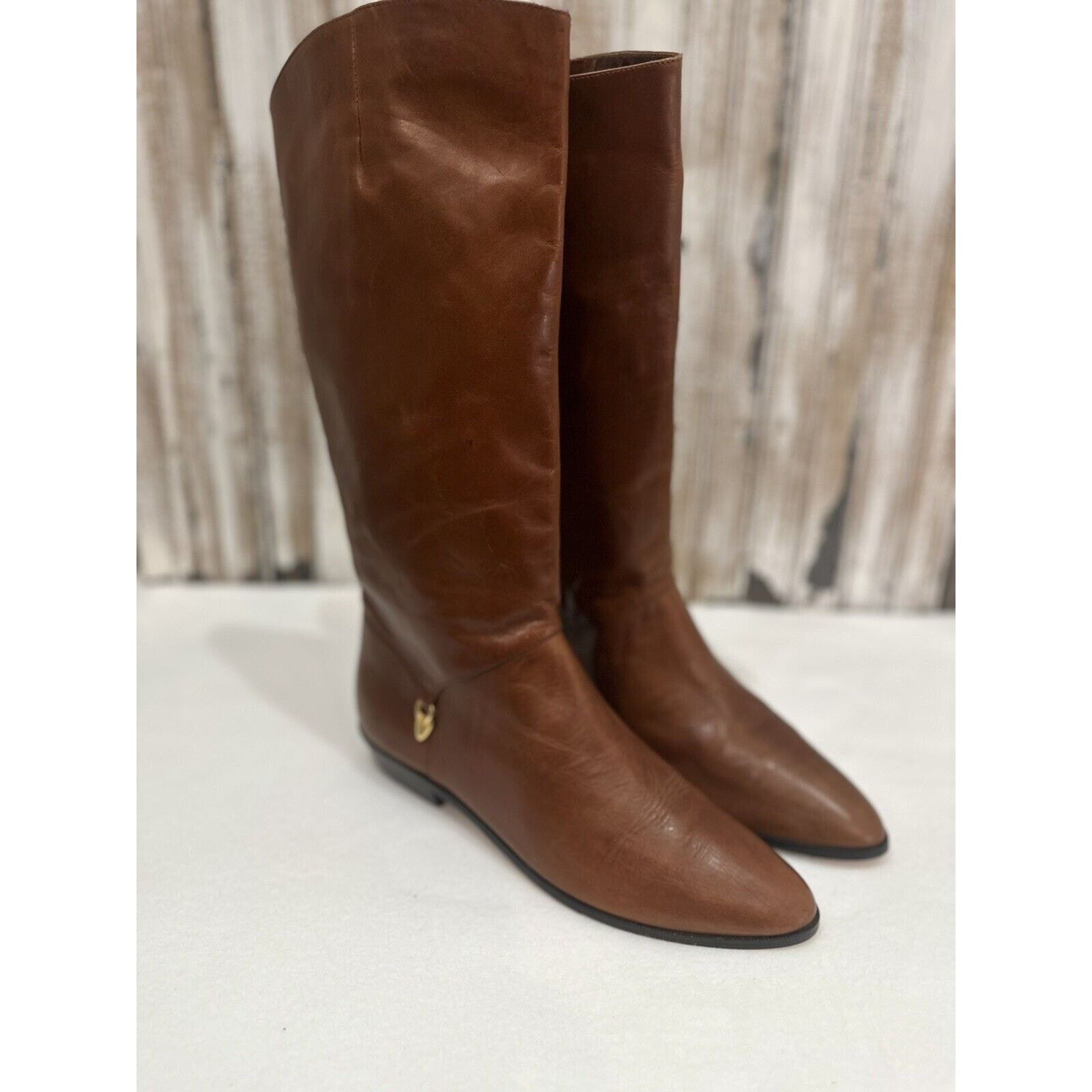 Etienne Aigner Etienne Aigner Leather Riding Boots- Women’s 10M Size US 10 / IT 40 - 3 Thumbnail