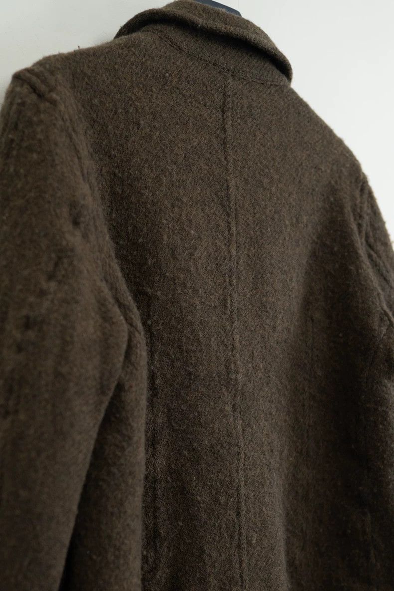 Comme des Garcons Comme des Garcons Felt wool double-breasted lapel coat Size M / US 6-8 / IT 42-44 - 6 Thumbnail