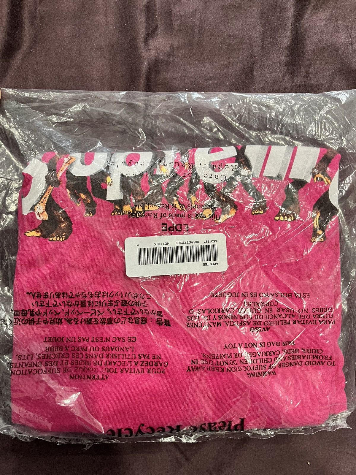 Supreme Supreme Apes Tee S/S 2021 Size US M / EU 48-50 / 2 - 2 Thumbnail