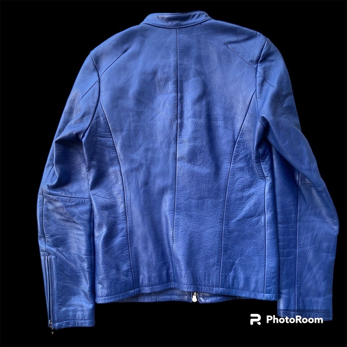 GOSTAR DE FUGA blue leather jacket Size US S / EU 44-46 / 1 - 7 Thumbnail