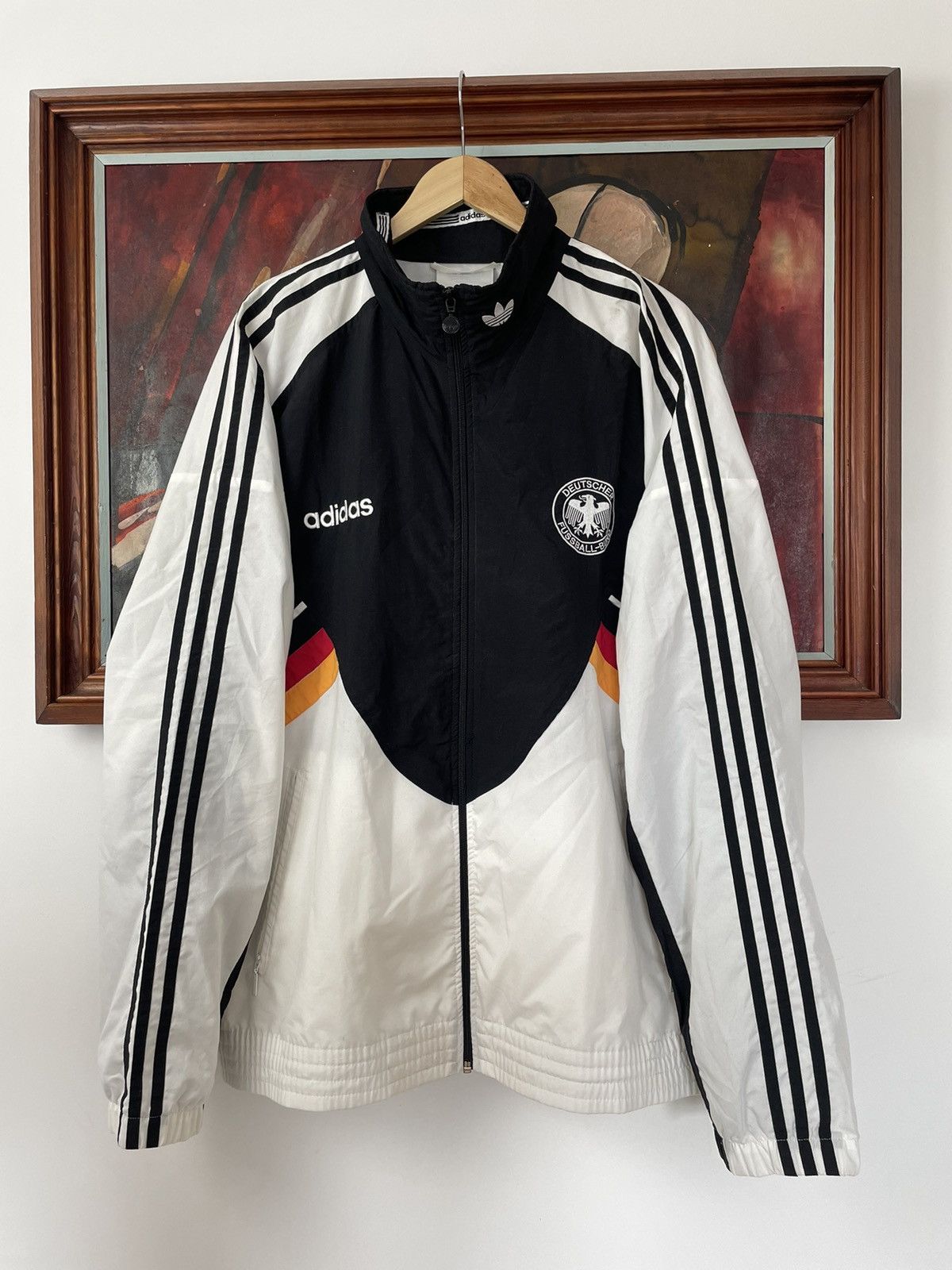 Adidas Adidas Deutschland Germany football vintage jacket soccer | Grailed