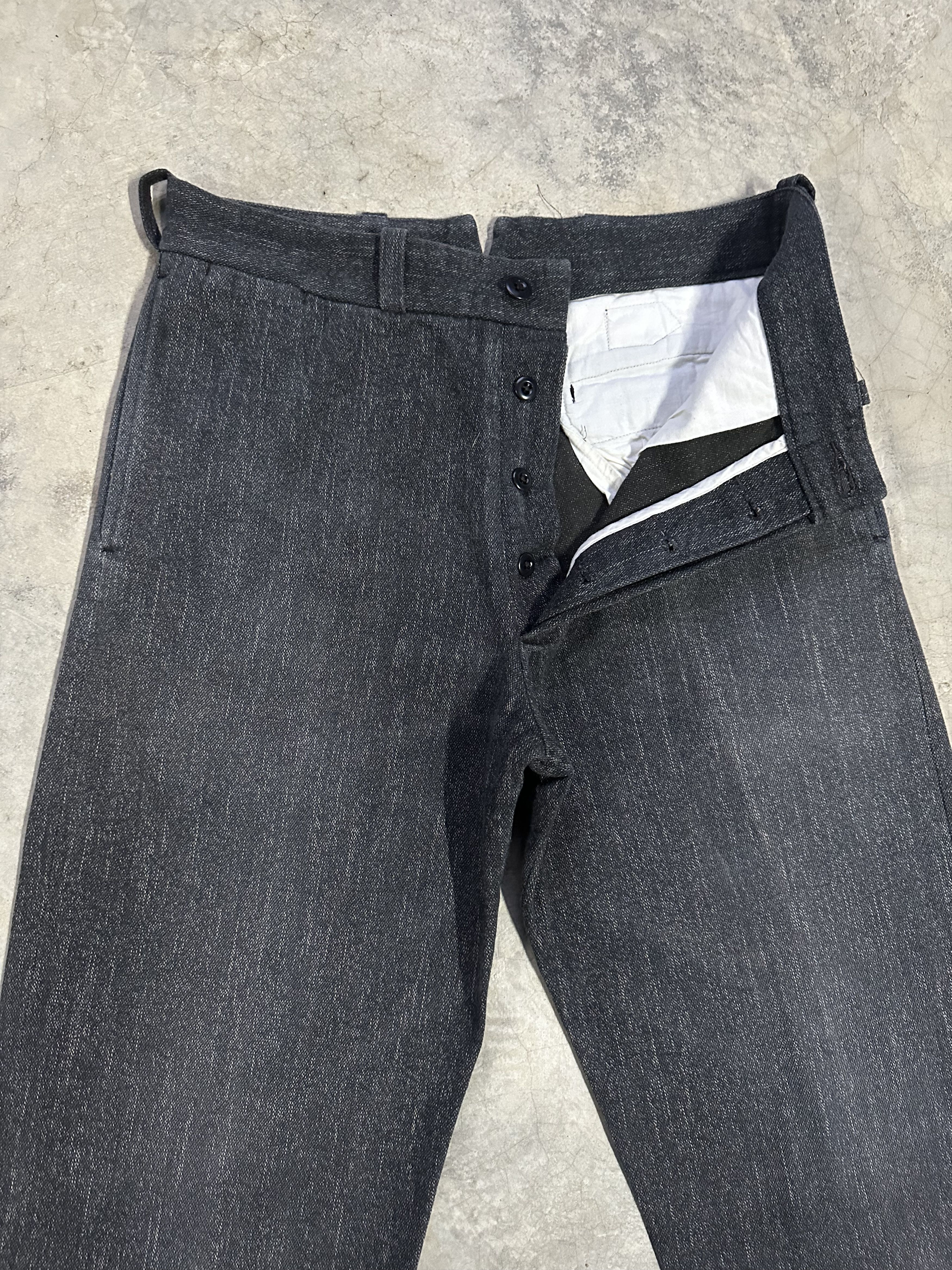 Freewheelers Japanese GangsterVille Salt Paper Buckle Back Trousers Pant Size US 32 / EU 48 - 4 Thumbnail