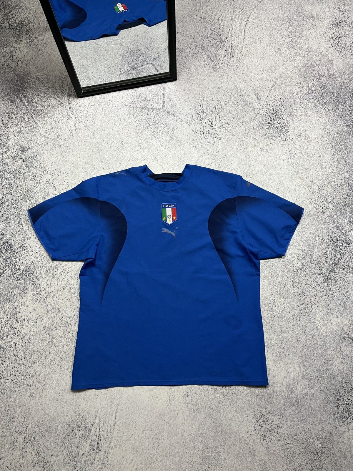 Puma × Vintage Vintage Puma Italy 2006/07 Football Shirt Soccer Jersey Rare Size US XL / EU 56 / 4 - 1 Thumbnail