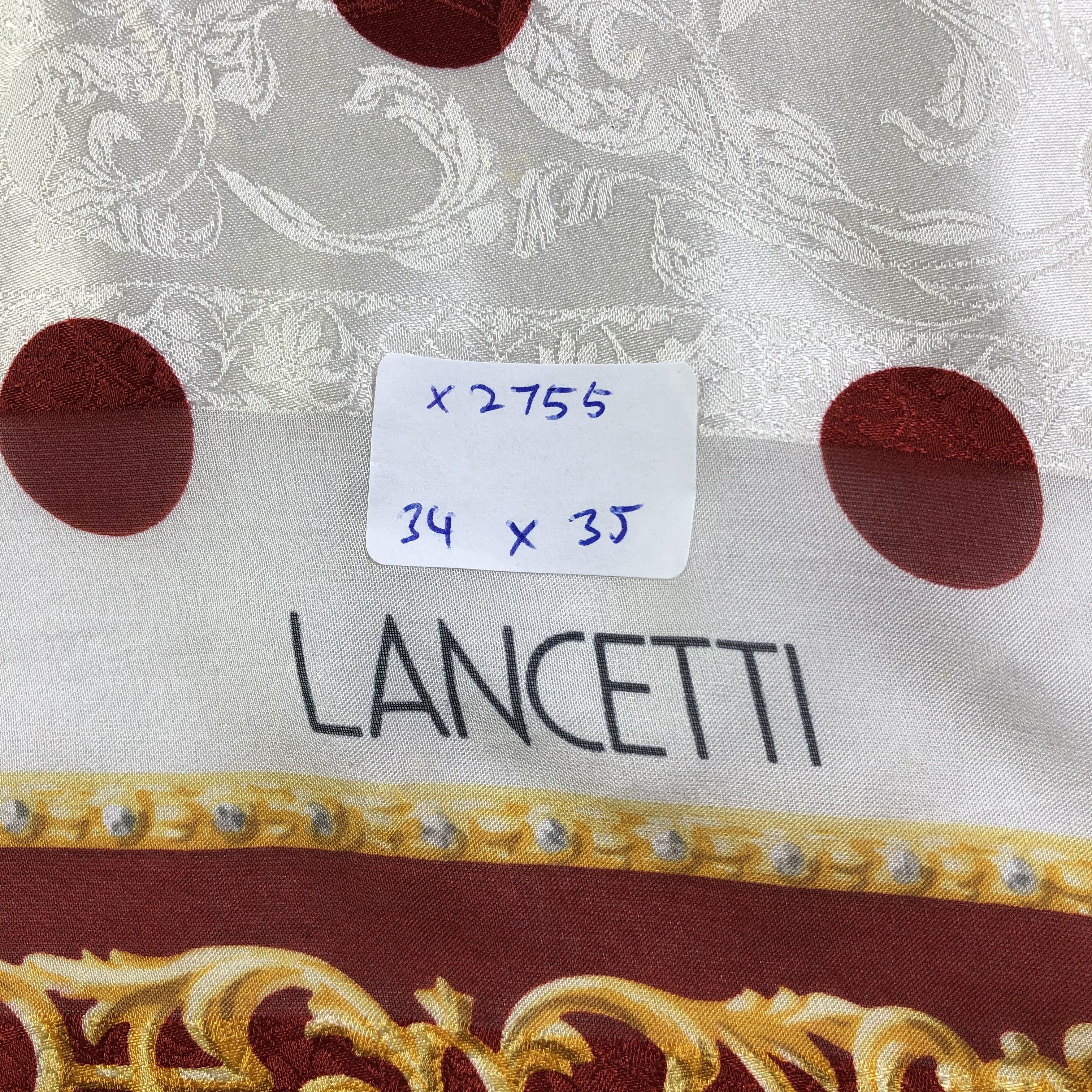 Lui di Lancetti × Vintage Vintage Lancetti Silk Scarf Size ONE SIZE - 6 Thumbnail