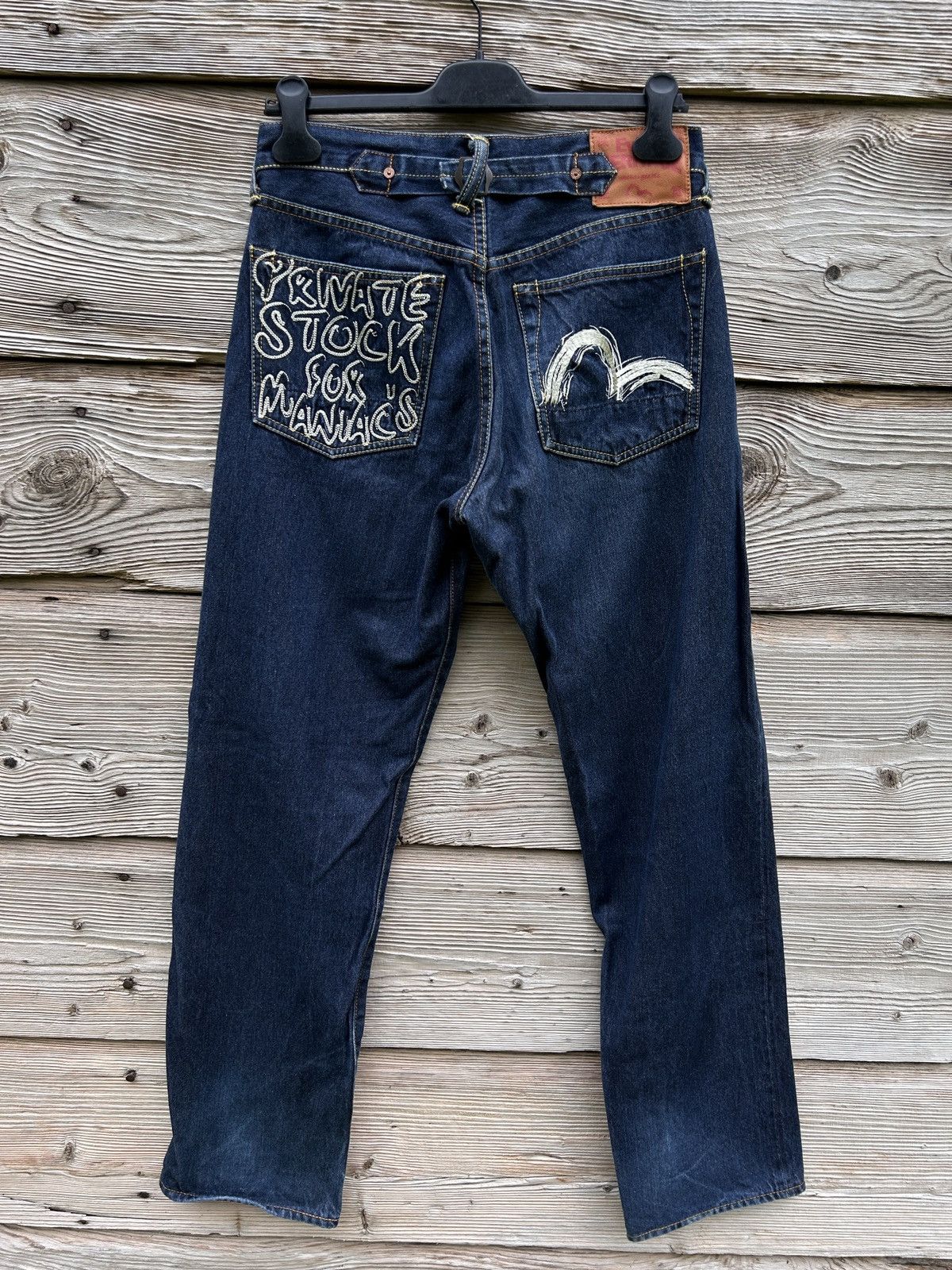 希少☆EVISU PRIVATE STOCK FOR MANIACS W30 Evisu Evisu Heritage Denim Private Stock For Maniacs Jeans 30