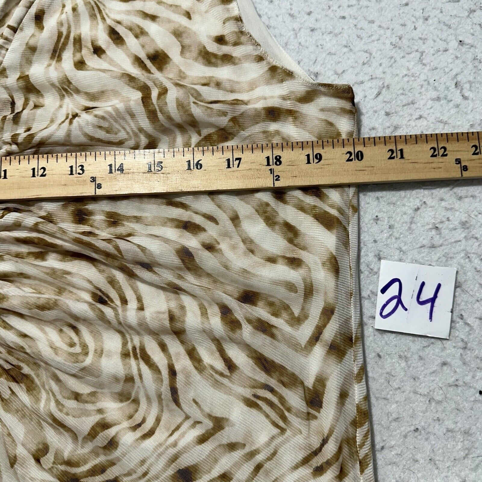 Other Jane Delancy Large Button Down Blouse Animal Print Tank Top Size L / US 10 / IT 46 - 9 Thumbnail
