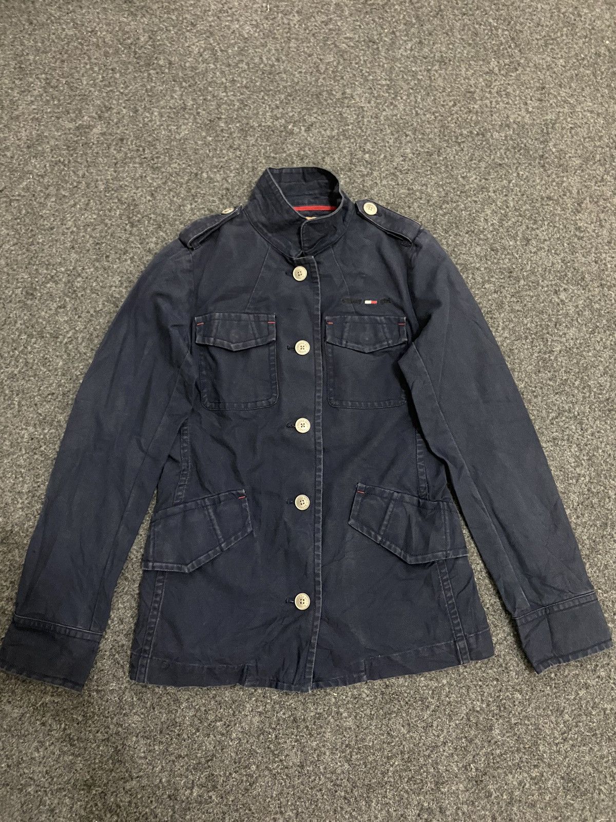 Tommy Hilfiger × Vintage Vintage Tommy jeans denim parka jacket Size S / US 4 / IT 40 - 1 Thumbnail