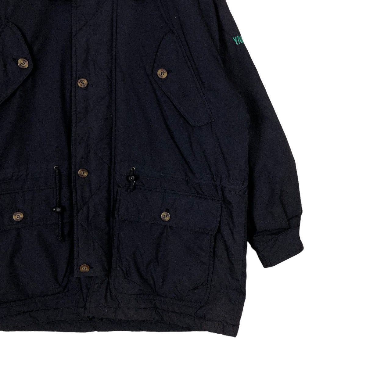 Japanese Brand 🔥90’s Rare Design Light Puffer Down Jacket Yamaha Big Logo Size US L / EU 52-54 / 3 - 5 Thumbnail