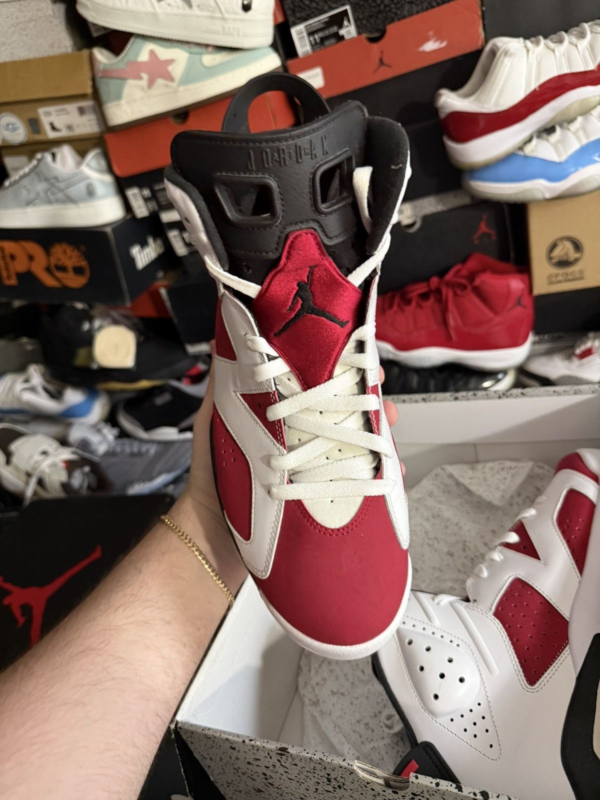Jordan Brand Jordan retro 6 carmine sz 11 Size US 11 / EU 44 - 2 Thumbnail