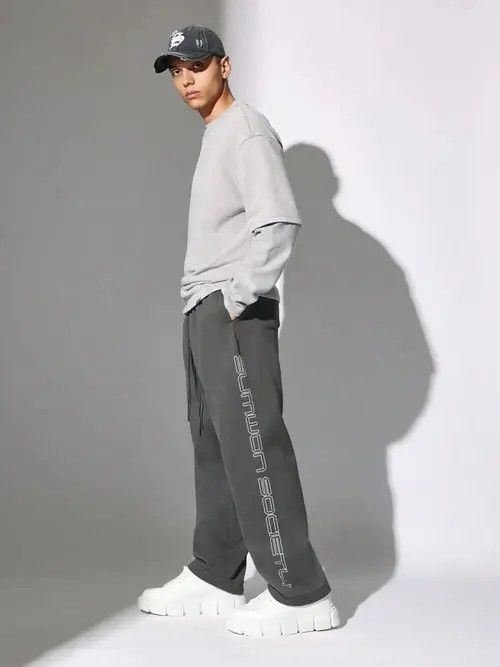 Japanese Brand × Vintage Fleece loose DRIP Y2K Sweatpants Size US 36 / EU 52 - 4 Thumbnail