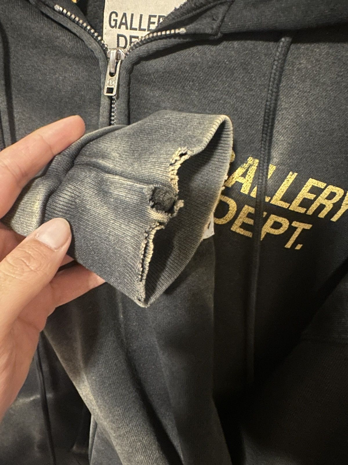 Gallery Dept. Gallery Dept. Sunfaded Zip Up Hoodie Size US M / EU 48-50 / 2 - 3 Thumbnail