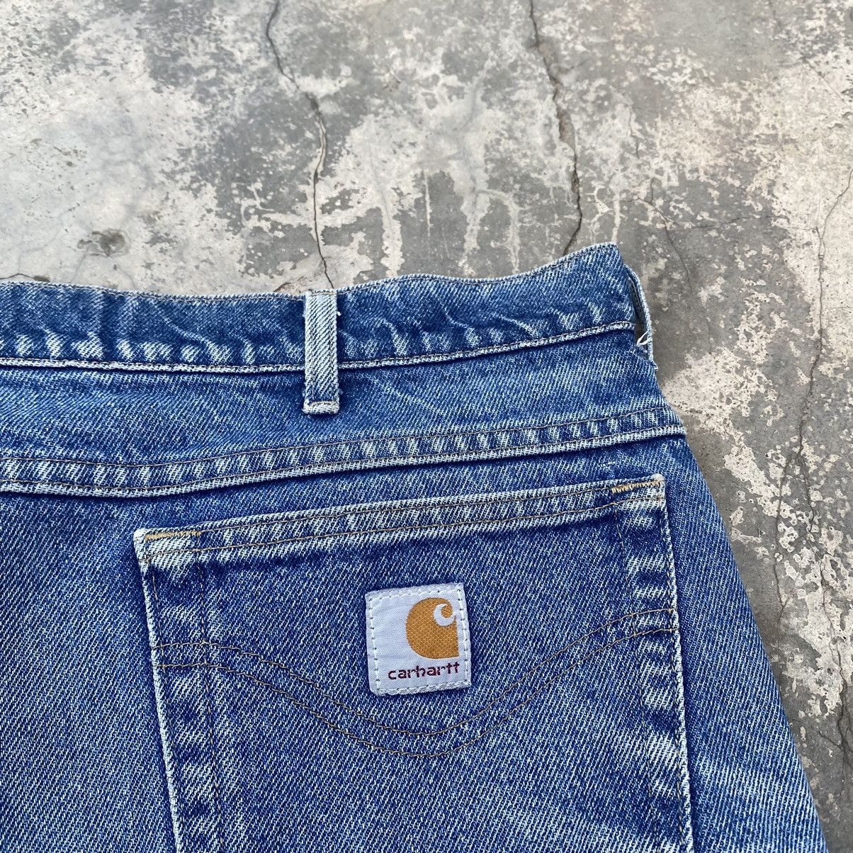 Carhartt VTG TRASHED CARHARTT Made In USA Crop Jeans Size US 40 / EU 56 - 8 Thumbnail