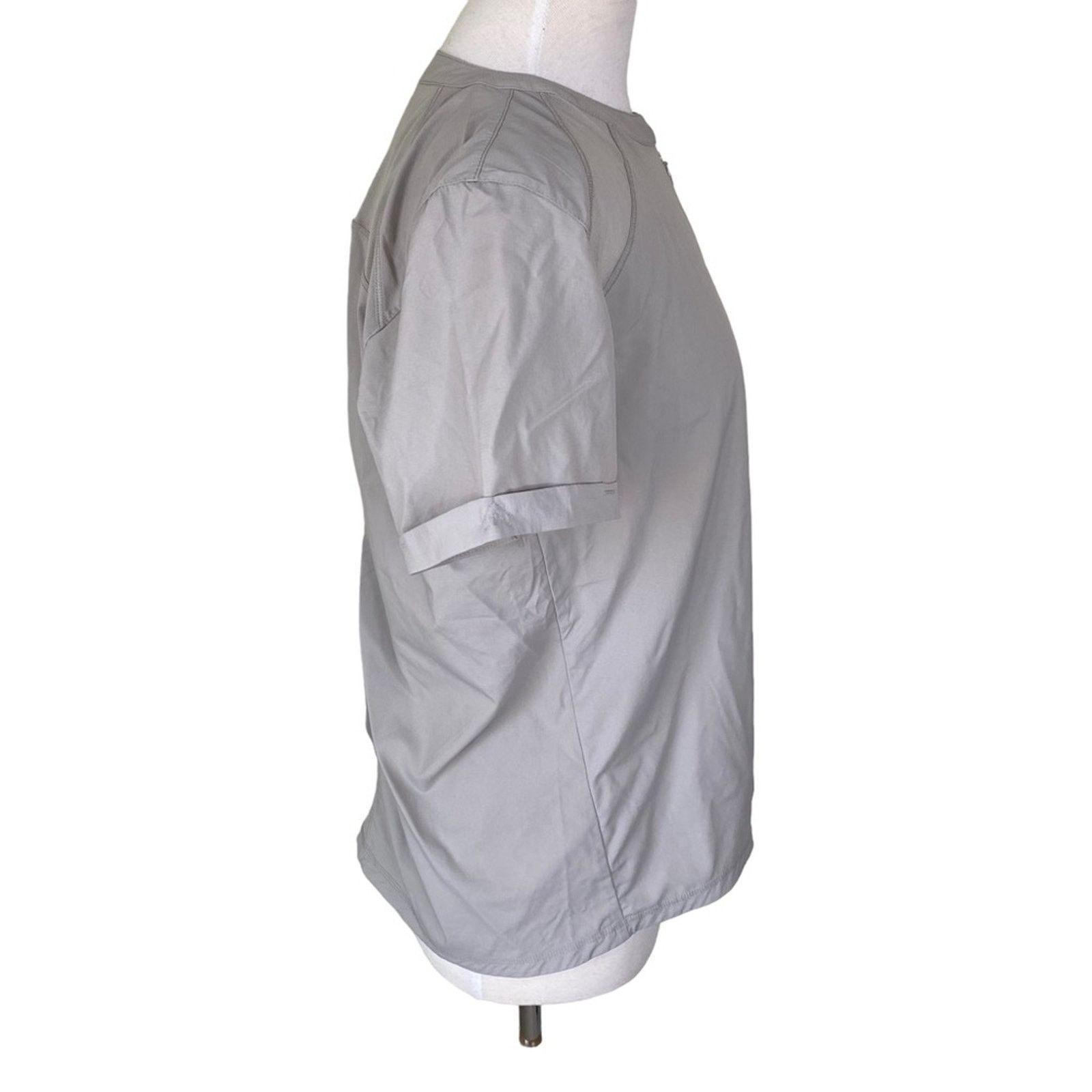 Other INDYGENA Lomo Roll Tab Short Sleeve Top Gray Thunder Size L / US 10 / IT 46 - 8 Thumbnail