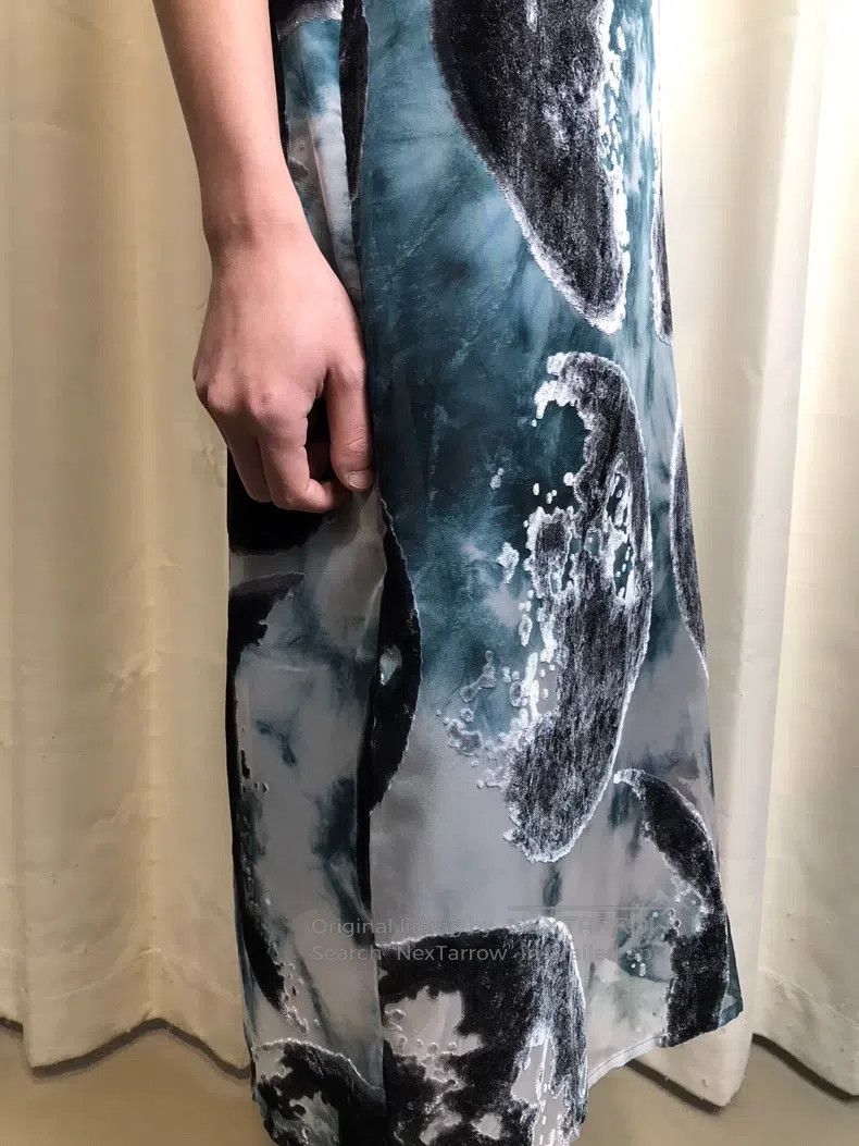 Yohji Yamamoto Yohji Yamamoto size 1 Dark Moon Flocked Dress Size S / US 4 / IT 40 - 7 Thumbnail