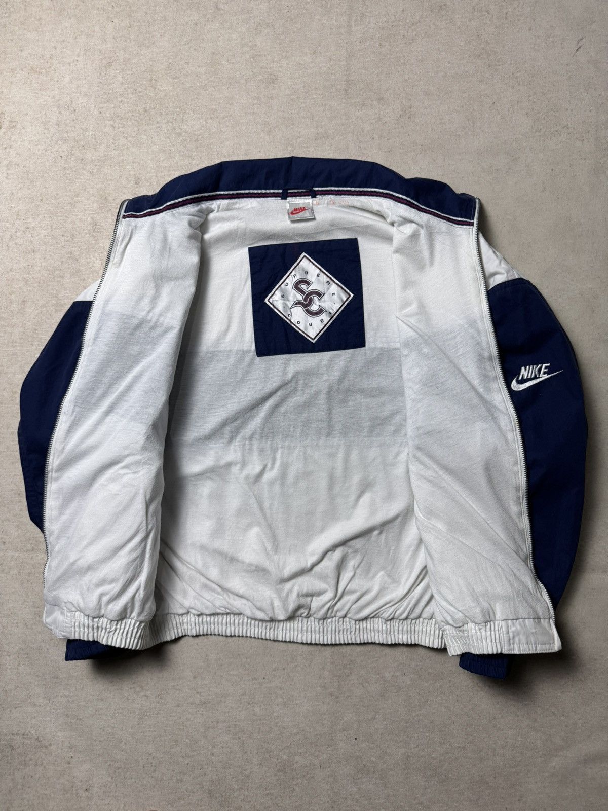 Nike Vintage 80’s Nike Supreme Court Windbreaker Jacket Size US M / EU 48-50 / 2 - 3 Thumbnail