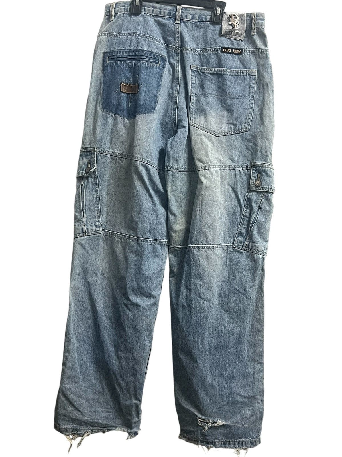 Phat Farm × Vintage PHAT FARM Vintage Cargo Carpenter Denim Size US 34 / EU 50 - 1 Thumbnail