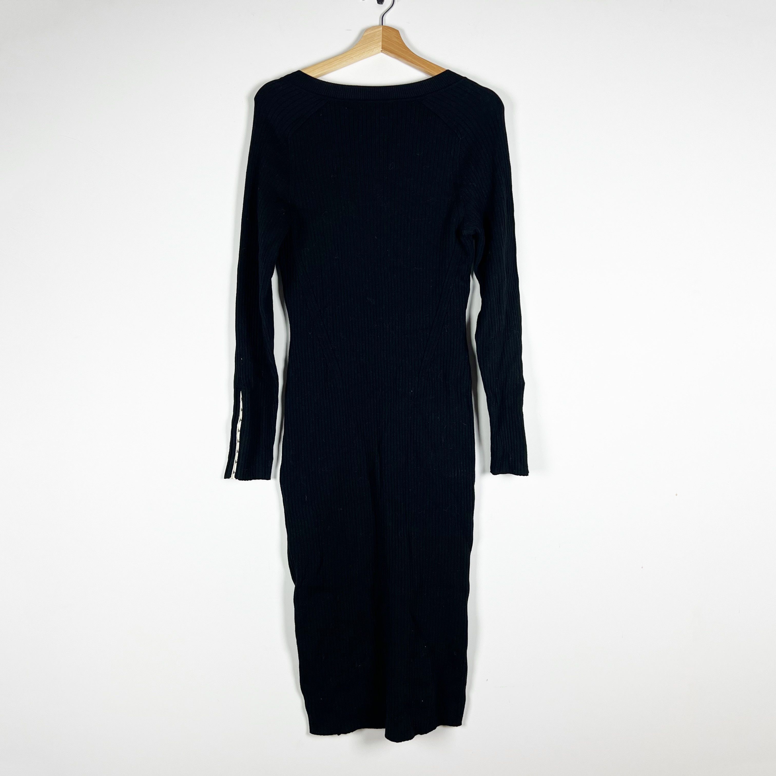 Rag & Bone Rag & Bone Brynn Cotton Ribbed Knit Stretch Size L / US 10 / IT 46 - 4 Thumbnail