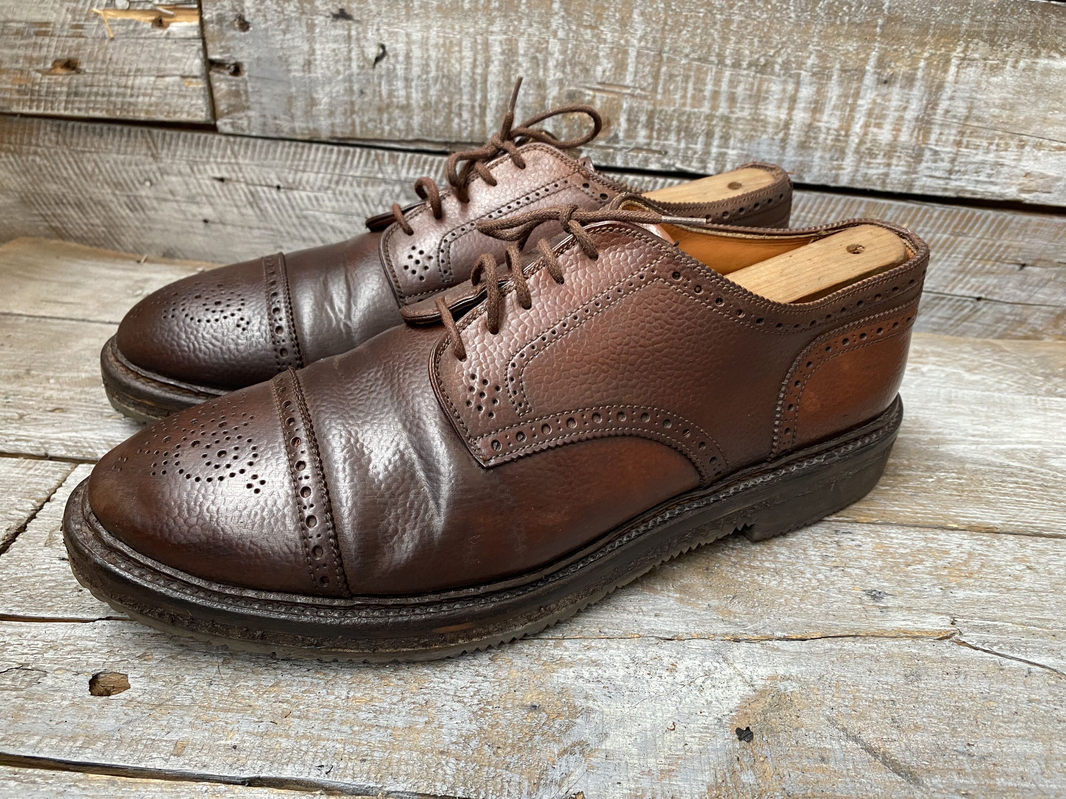 Alden Alden cap-toe oxford shell cordovan shoes Size US 8.5 / EU 41-42 - 5 Thumbnail