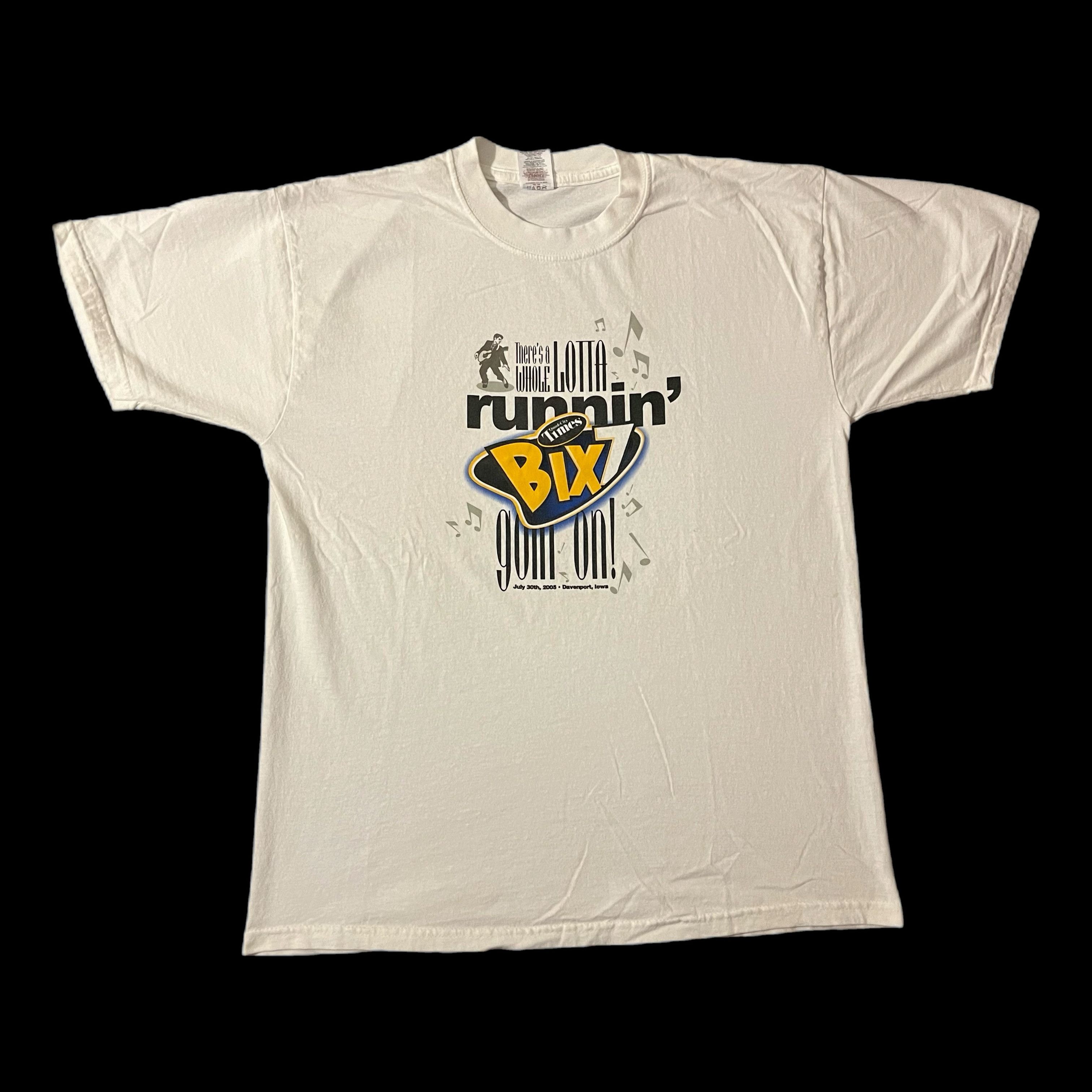 Jerzees Year 2000s 00s Bix7 There’s a Whole Lotta’ Runnin’ Tee Size US L / EU 52-54 / 3 - 2 Thumbnail