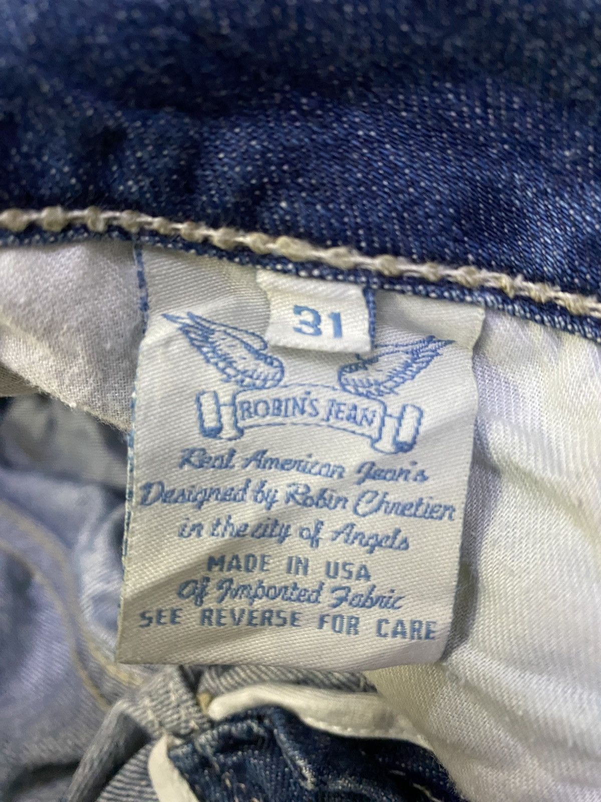 Robins Jeans Rare Vintage Robin’s Jean Made in USA Denim Size US 32 / EU 48 - 15 Thumbnail
