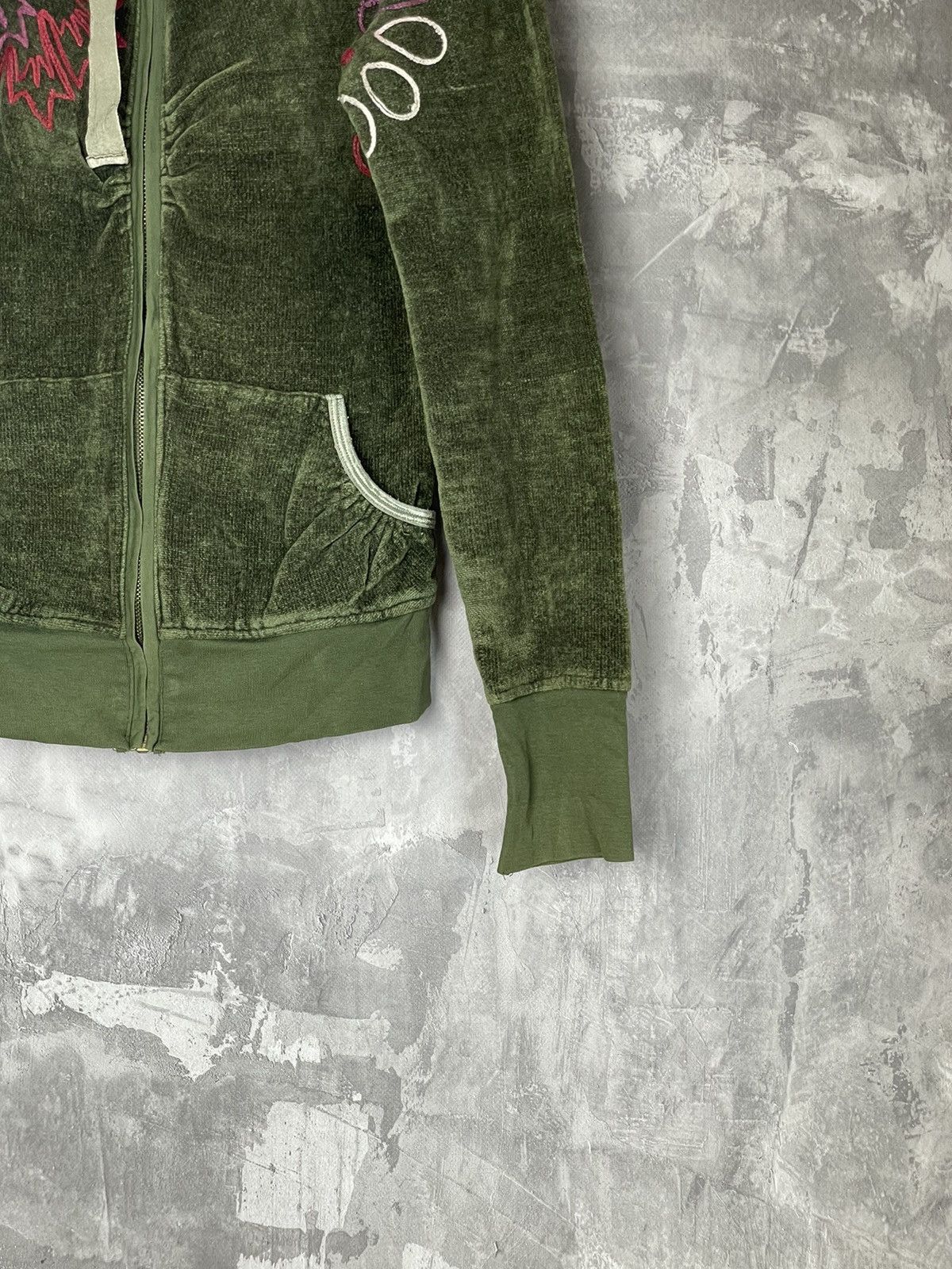Japanese Brand × Vintage Y2K Vintage Faded Hoodie 00s Diesel Sweater Japanese Style Size S / US 4 / IT 40 - 6 Thumbnail