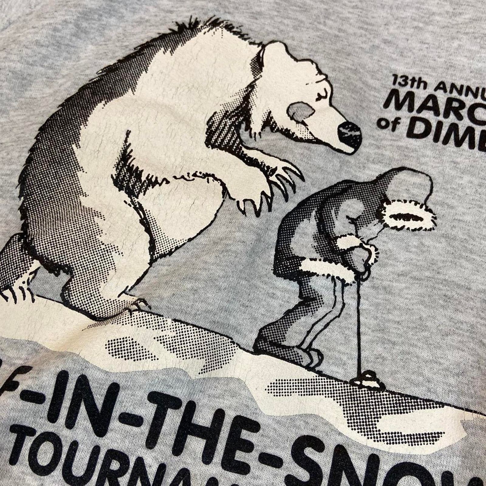 Fruit Of The Loom 90s grey golfing polar crew neck fotl Size US XL / EU 56 / 4 - 3 Thumbnail