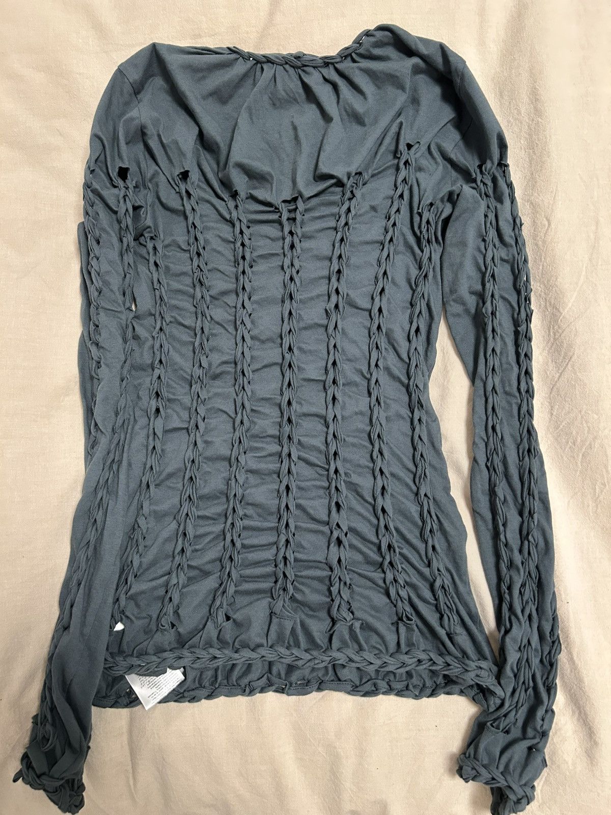 Telfar Rare telfar handwoven jersey top Size S / US 4 / IT 40 - 4 Thumbnail