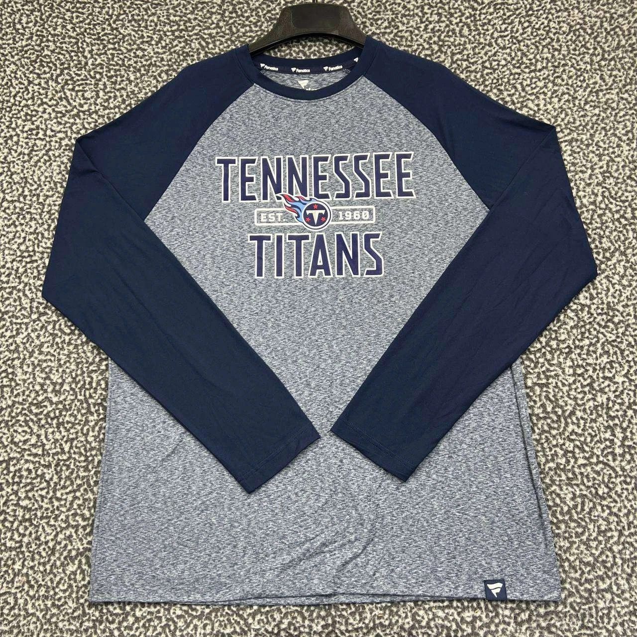 Other Tennessee Titans Shirt Men L Blue Gray Long Sleeve Crew Neck Size US L / EU 52-54 / 3 - 1 Thumbnail