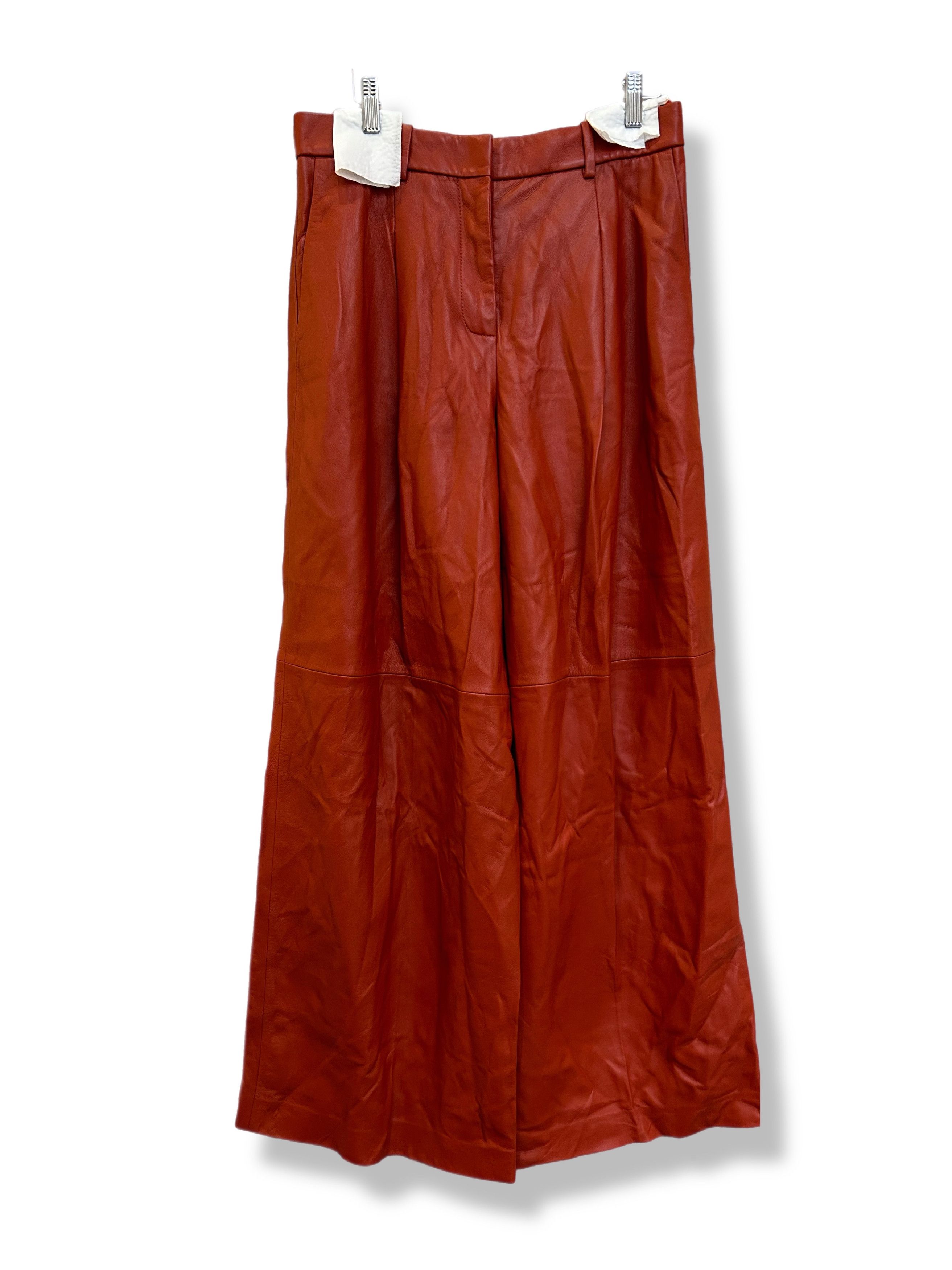 Joseph Joseph Wide-leg Lambskin Leather Trouser Size 27" / US 4 / IT 40 - 2 Thumbnail