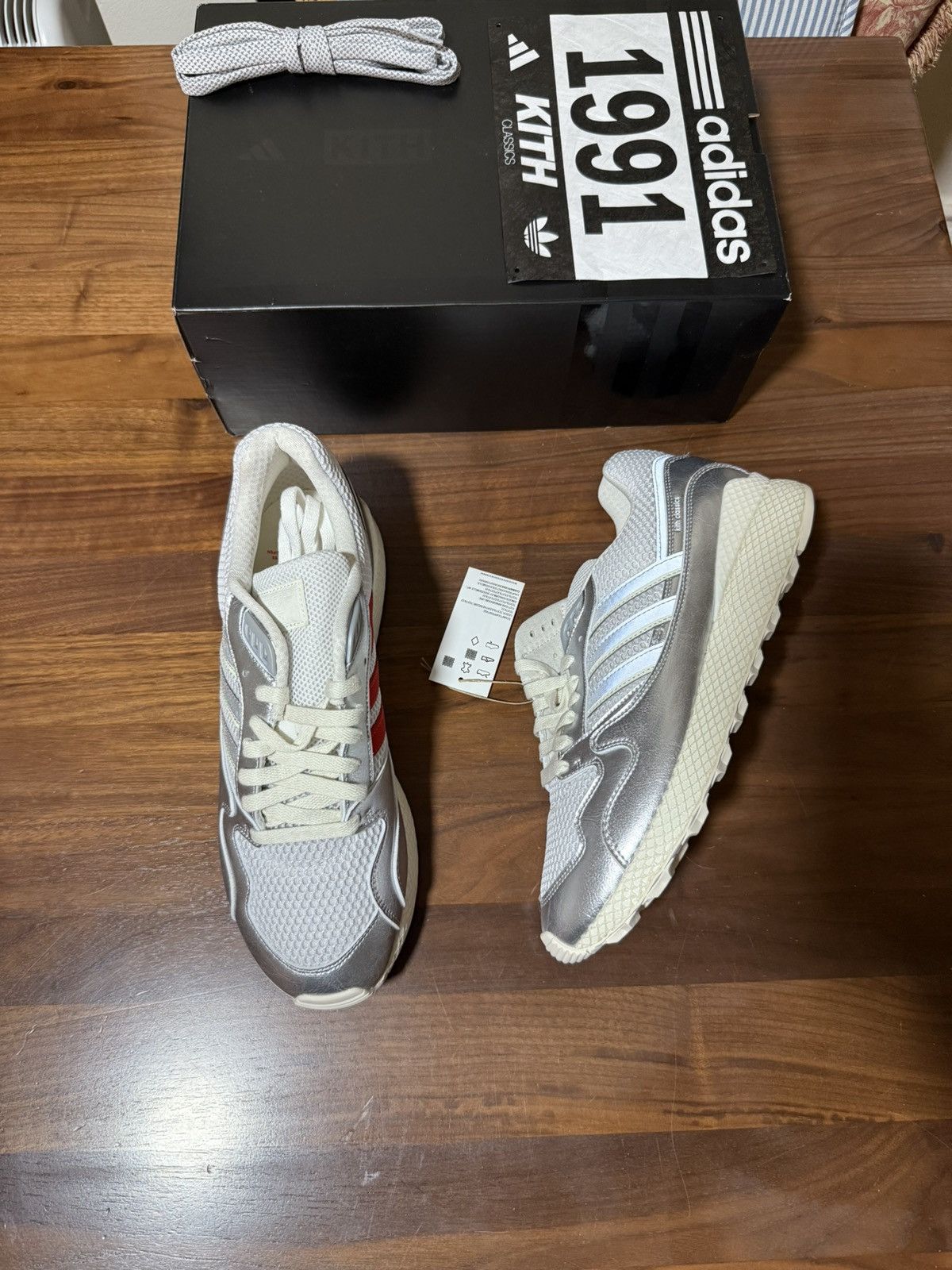 Kith for adidas Oregon Ultra Tech WHITE RED SILVER METALLIC