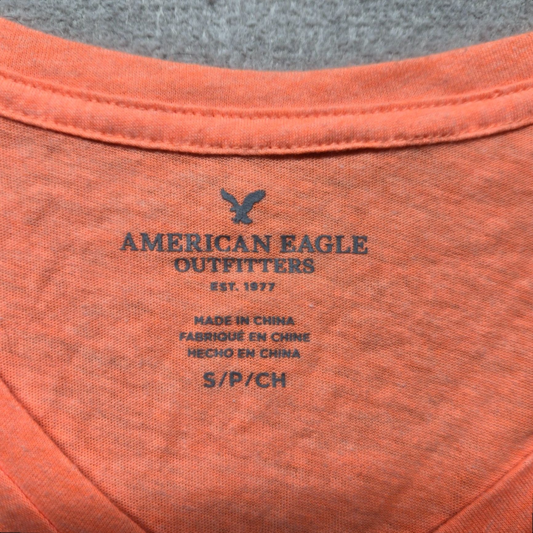 American Eagle Outfitters American Eagle Pink/Orange Shirt Live Your Life Short Sleeve Women's S Small Shirt Womens S Small Orange Live Your Life 90s Casual Size S / US 4 / IT 40 - 2 Thumbnail