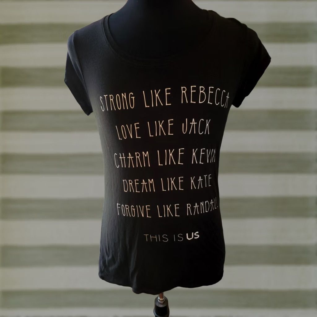Vintage This Is Us Jack Rebecca T Shirt Womens Juniors Size XL Black Size XL / US 12-14 / IT 48-50 - 1 Preview