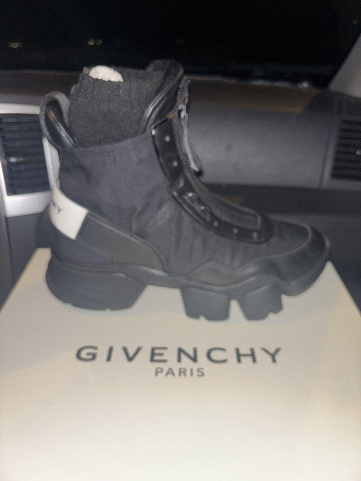 Givenchy Givenchy — JAW high sneakers in nylon and leather Size US 9.5 / EU 42-43 - 15 Thumbnail