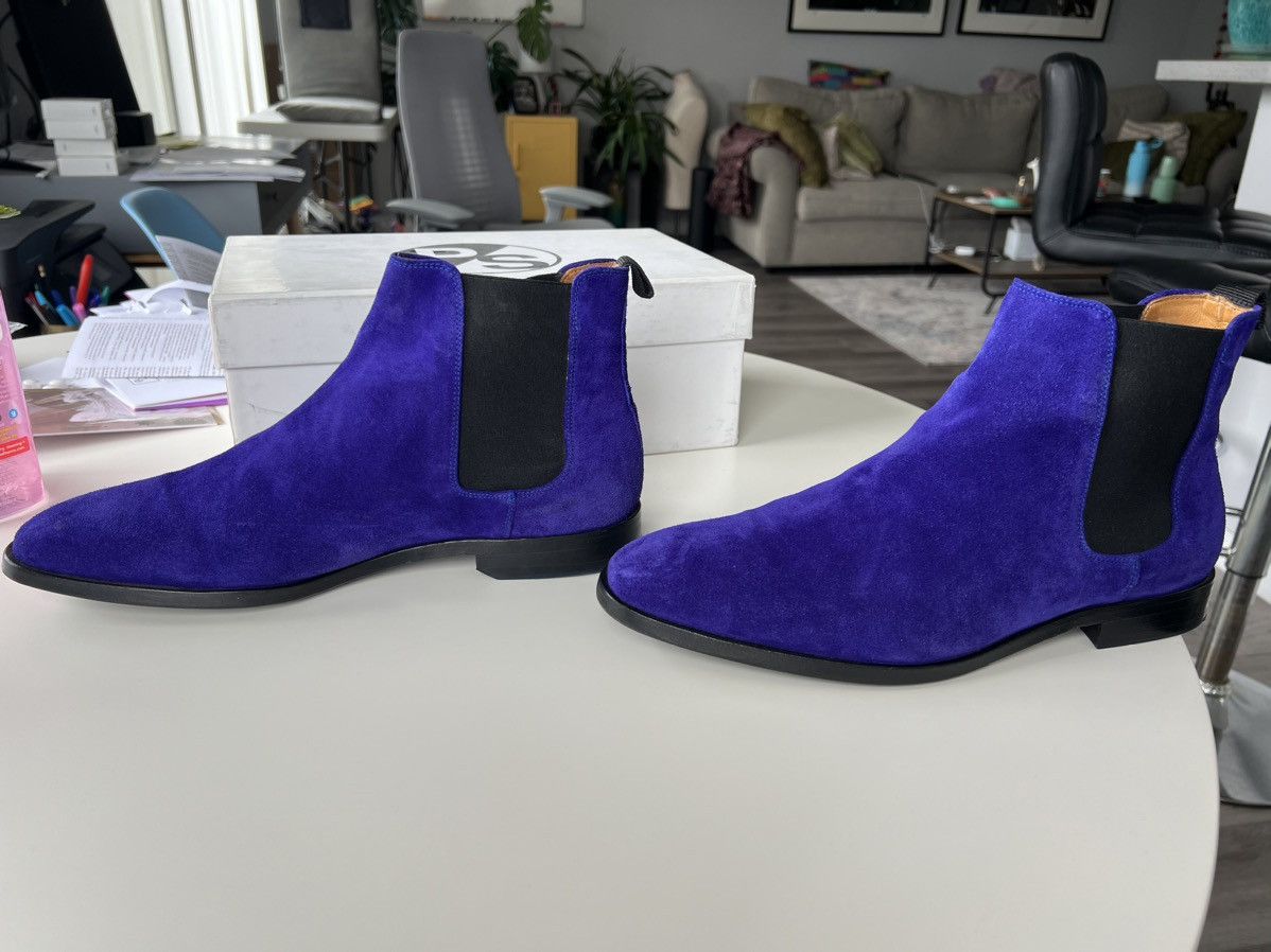 Paul Smith Royal blue suede Chelsea boots Size US 10.5 / EU 43-44 - 3 Thumbnail