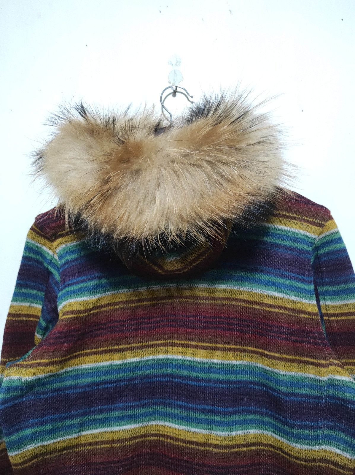 Japanese Brand Stripe zip fur hoodie ifsix LGB style Size US M / EU 48-50 / 2 - 12 Thumbnail