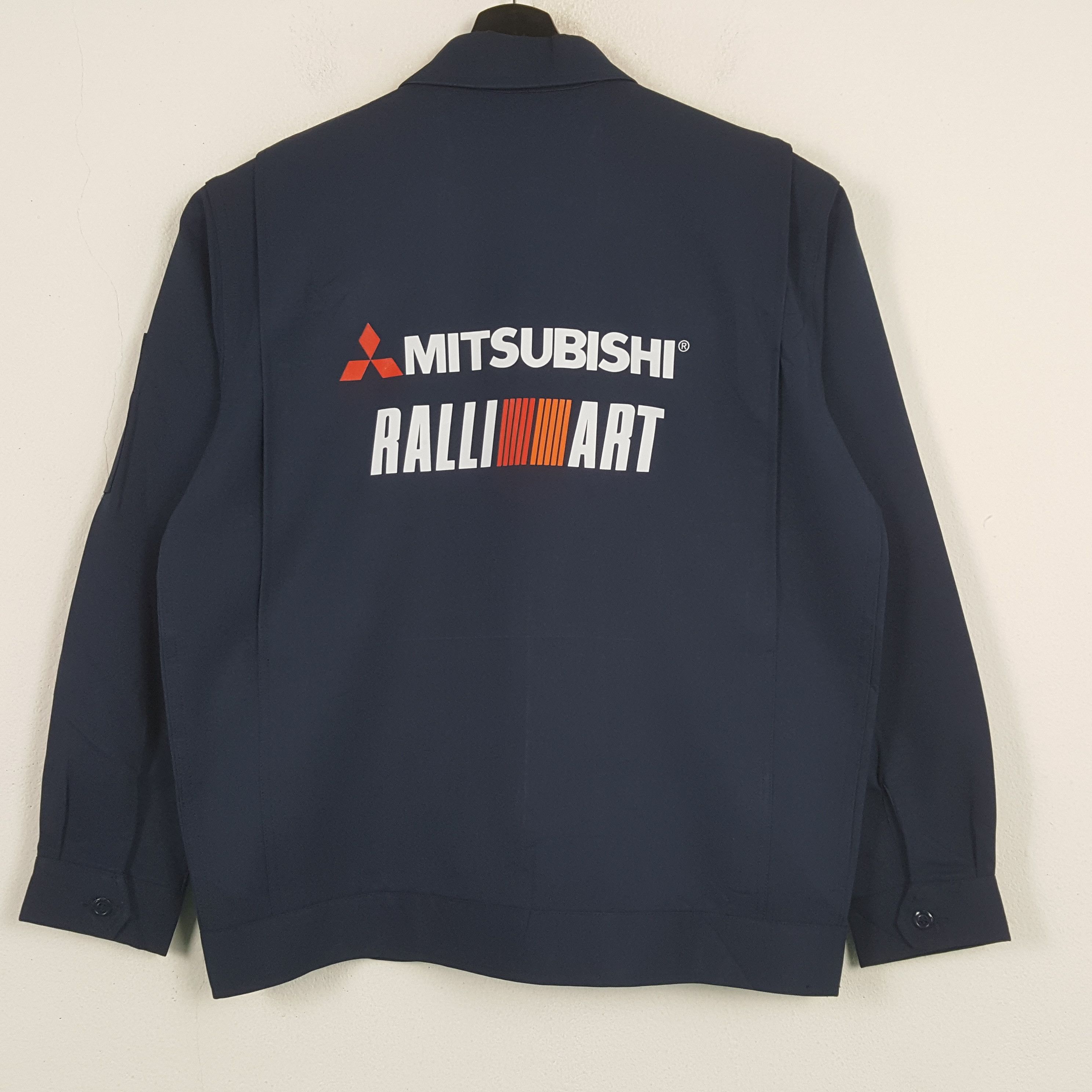 Vintage MITSUBISHI MOTORS Japanese Workwear Custom Jacket C290N31 Size US L / EU 52-54 / 3 - 1 Thumbnail