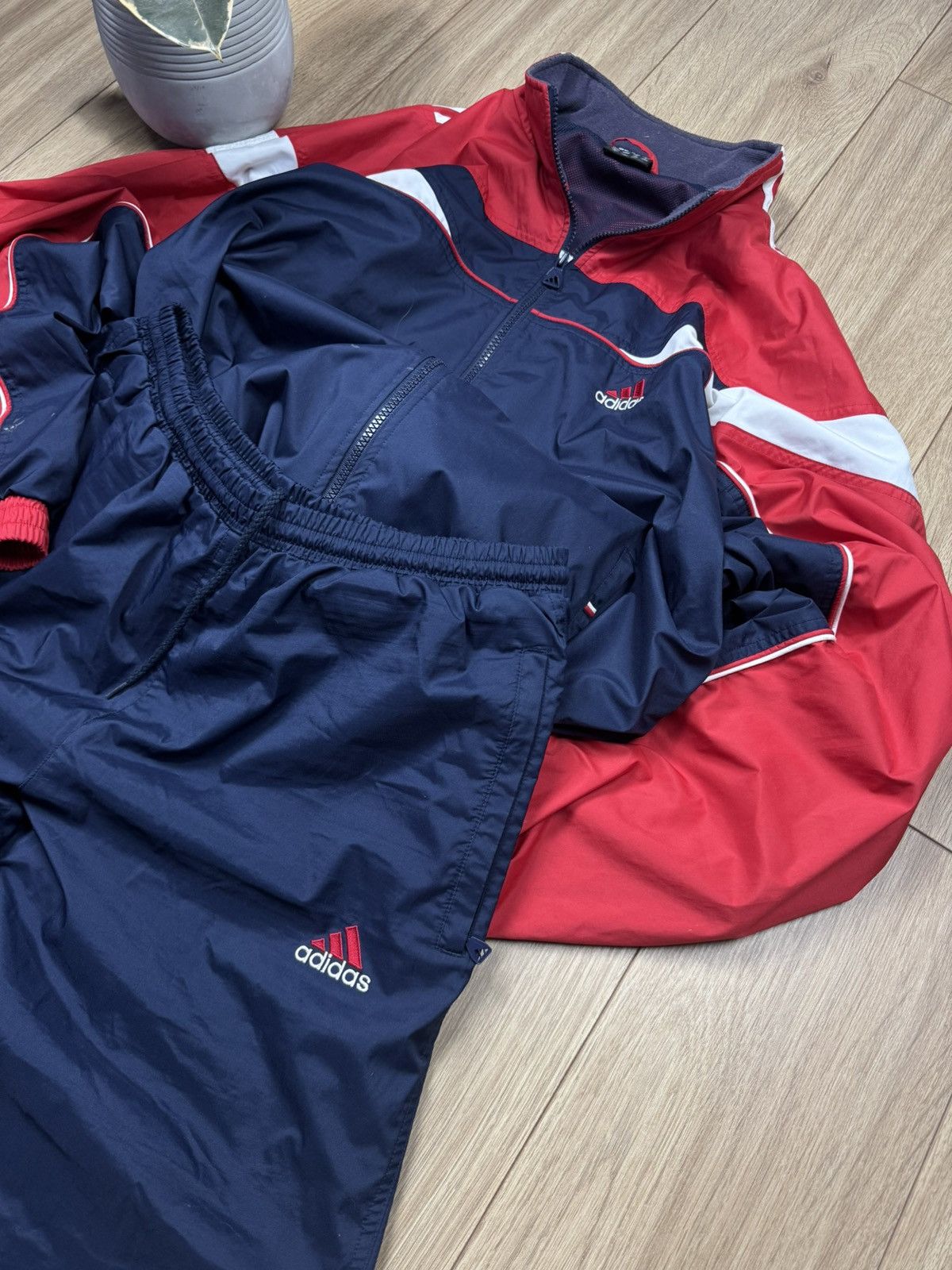 Adidas Vintage Trackind Suit Adidas Streetwear Mini Logo Rap Set Size US L / EU 52-54 / 3 - 2 Thumbnail