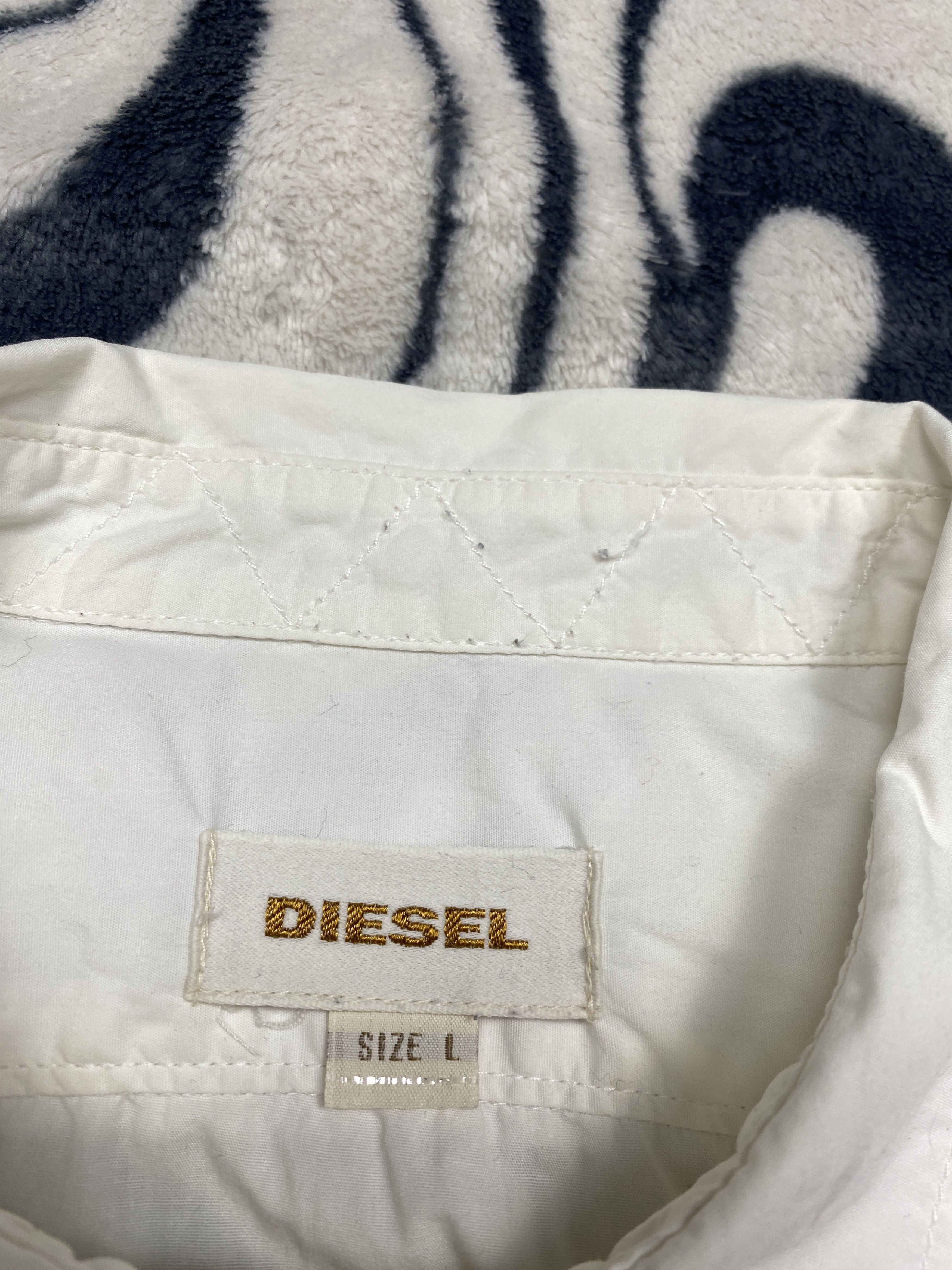 Diesel × Vintage Diesel Vintage Mens Long Sleeve Shirt Size US L / EU 52-54 / 3 - 5 Thumbnail