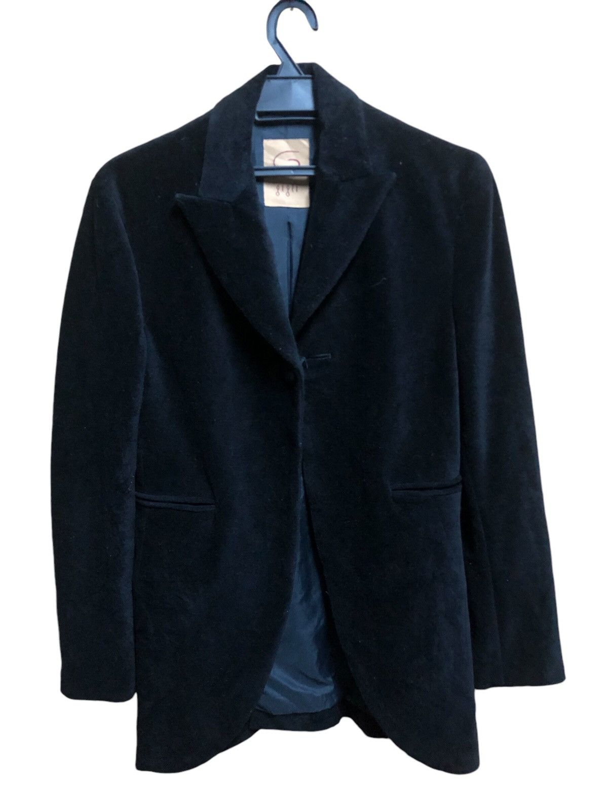 Romeo Gigli Gigli Velvet 1 Button Jacket Size S / US 4 / IT 40 - 1 Thumbnail