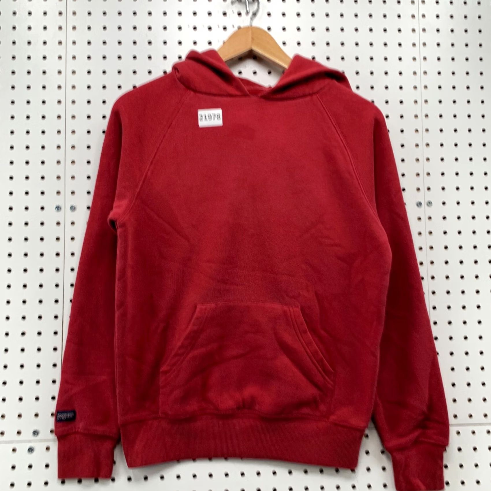 Jansport VINTAGE Jansport Hooded Sweatshirt Red Womens Small Pullover Hoodie Size S / US 4 / IT 40 - 2 Thumbnail